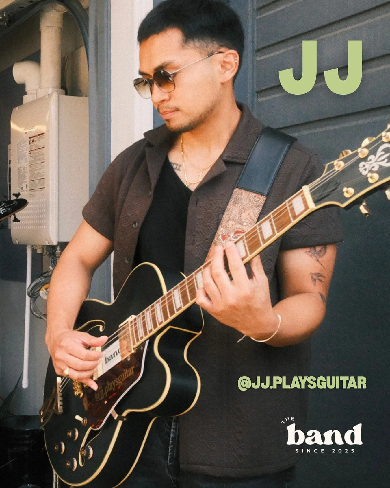 🎶 MEET THE BAND: JJ 🎸

What&rsquo;s up guys! Wanted to give a quick shoutout to my Dad, he taught me guitar when I was 7 years old and has been rooting for me ever since. YouTube eventually became my teacher, and my playing style was influenced by 