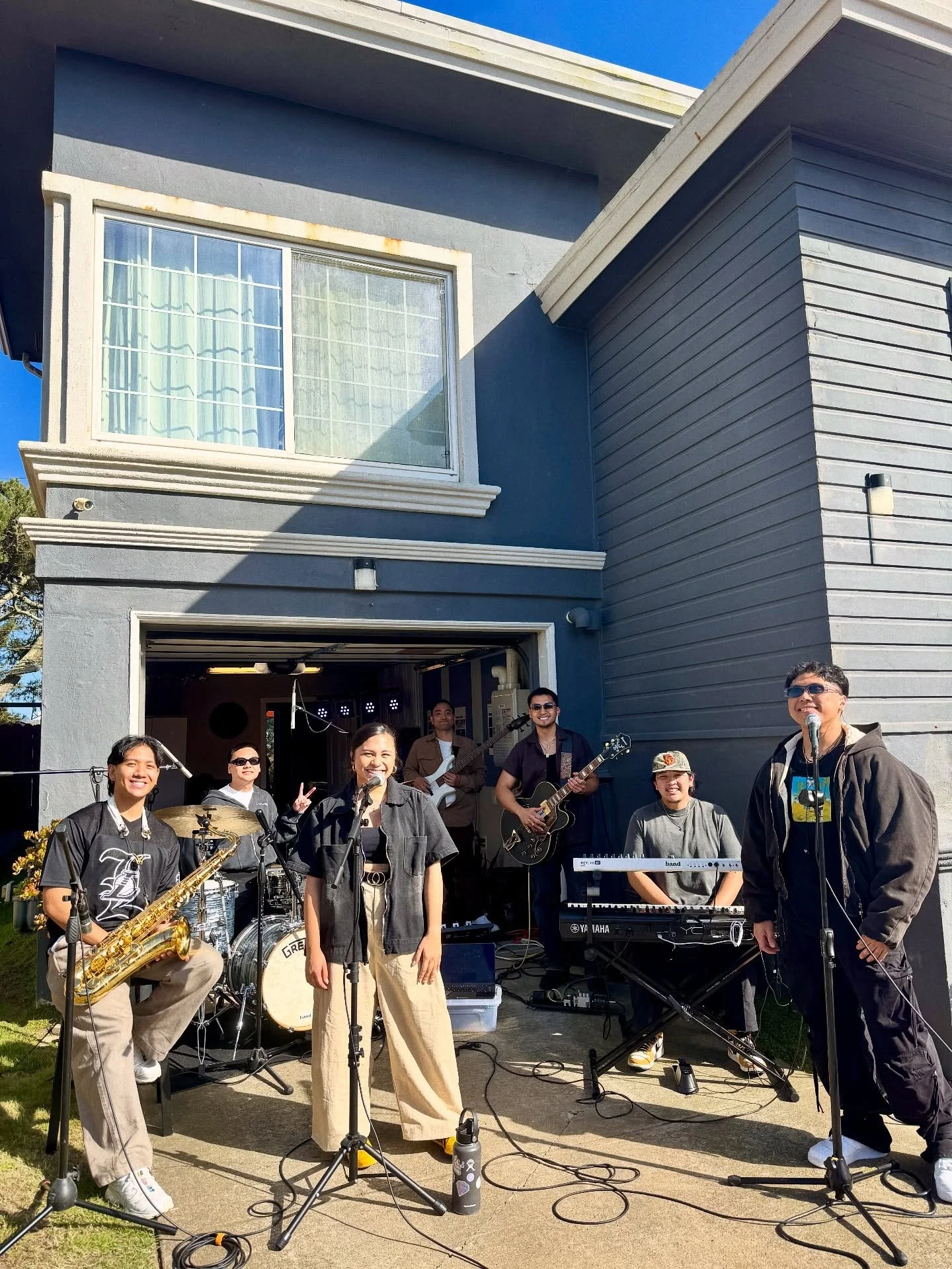 that&rsquo;s a wrap! 🎬 a big thank you to @deathly4fraid for shooting our music video today &amp; to everyone following along our journey - it means the world. can&rsquo;t wait to share this project with you all! 

love,
the band

#theband #bayarea 