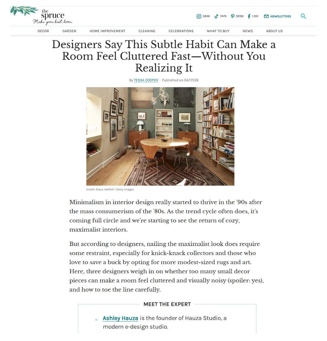 Interior Design Expert Ashley Hauza Featured In The Spruce