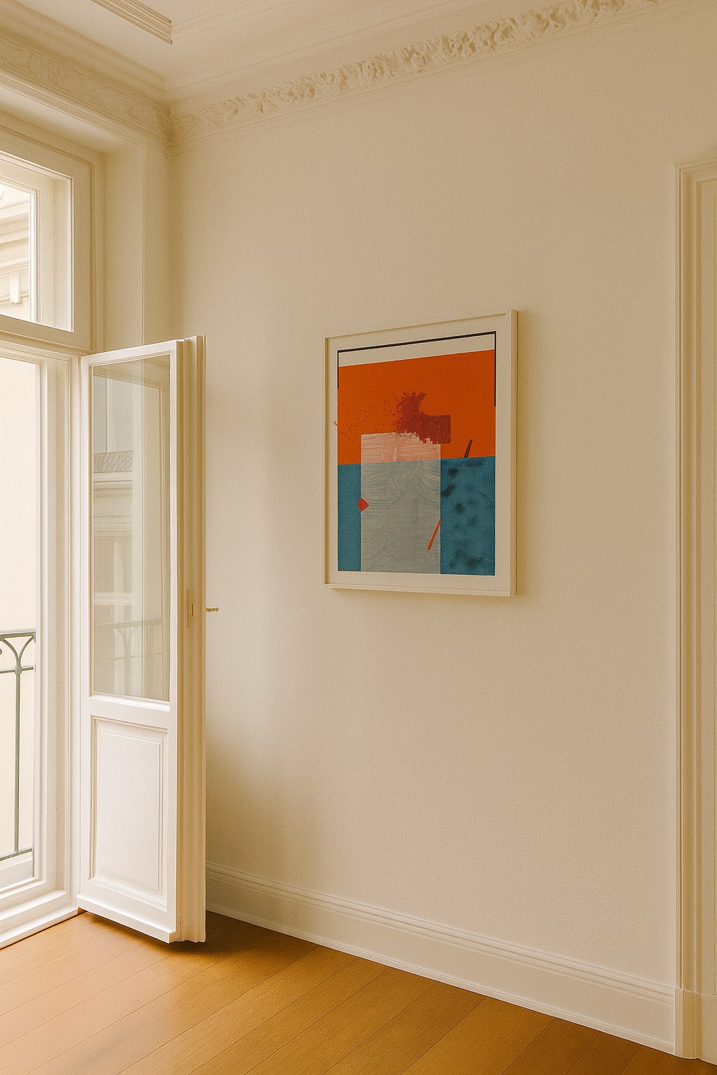 Motion in Orange and Blue