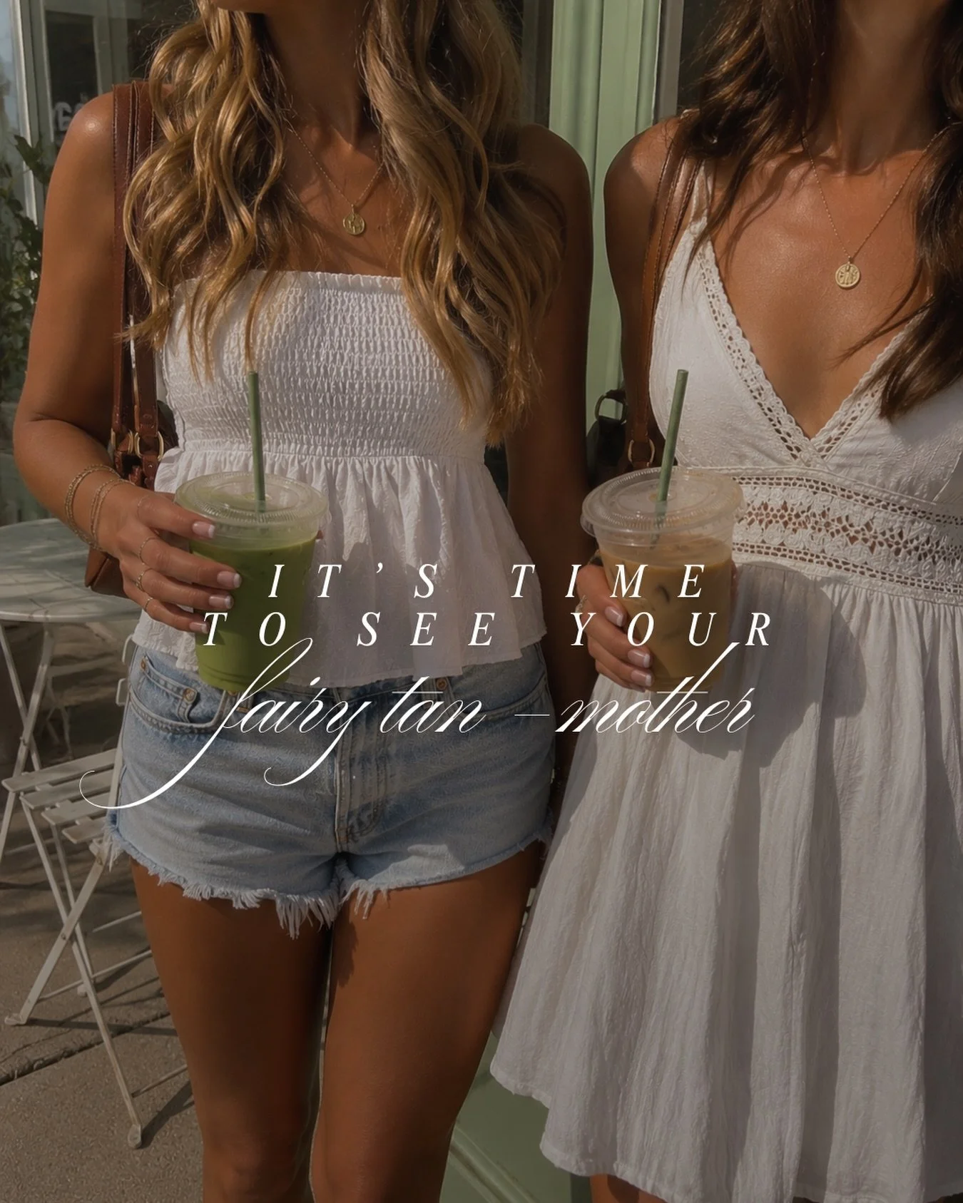 The pre-summer essentials: SPF, caffeine, and your fairy tan-mother. ✨🧚&zwj;♀️☕️🍵

Pre-book now and earn points toward future appointments with every completed visit. 🤍✨

Booking is easy! Find our link in our bio or comment &ldquo;Glow&rdquo; belo