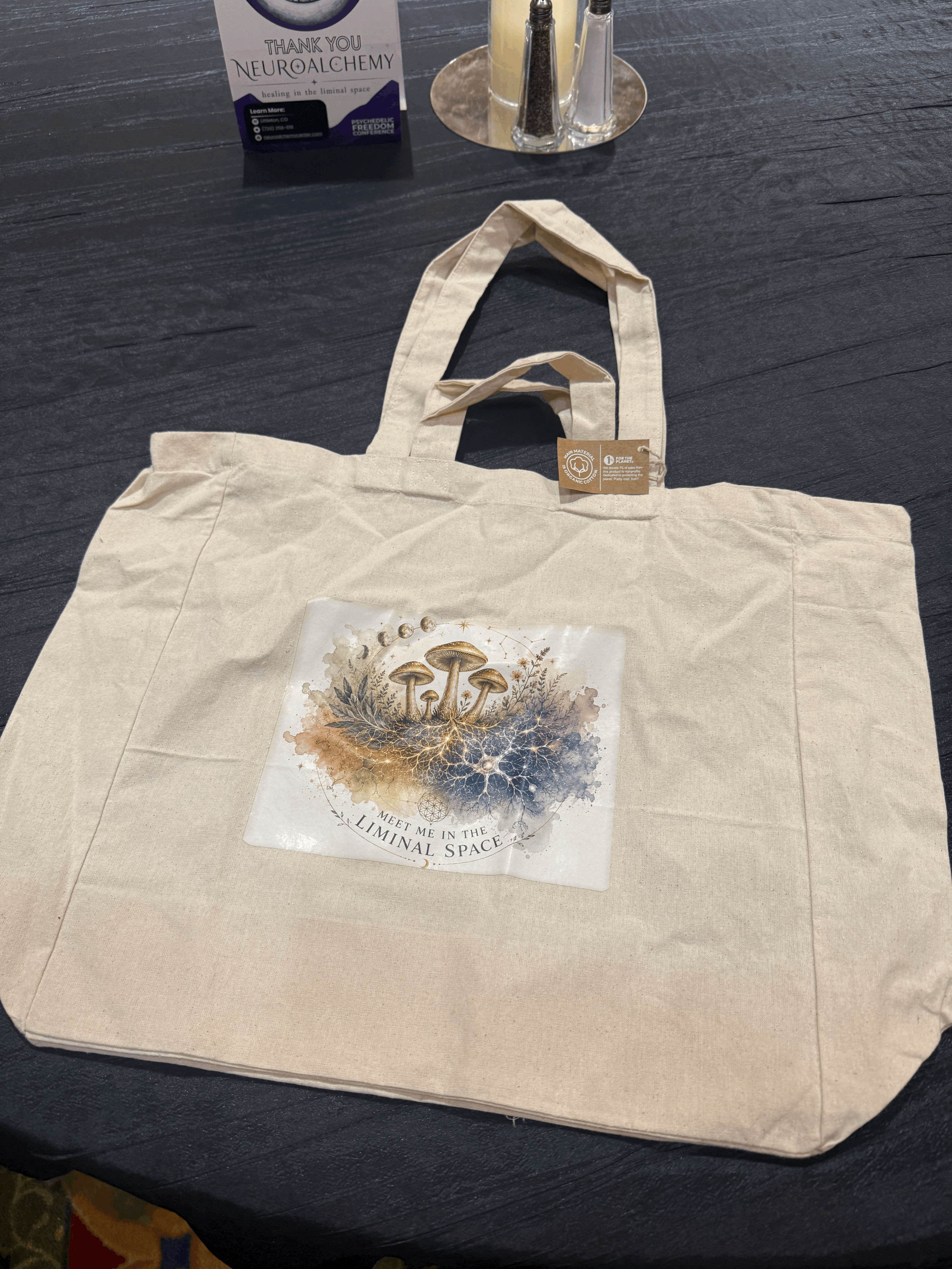 'Liminal Space' Eco NeuroAlchemy Tote Bag