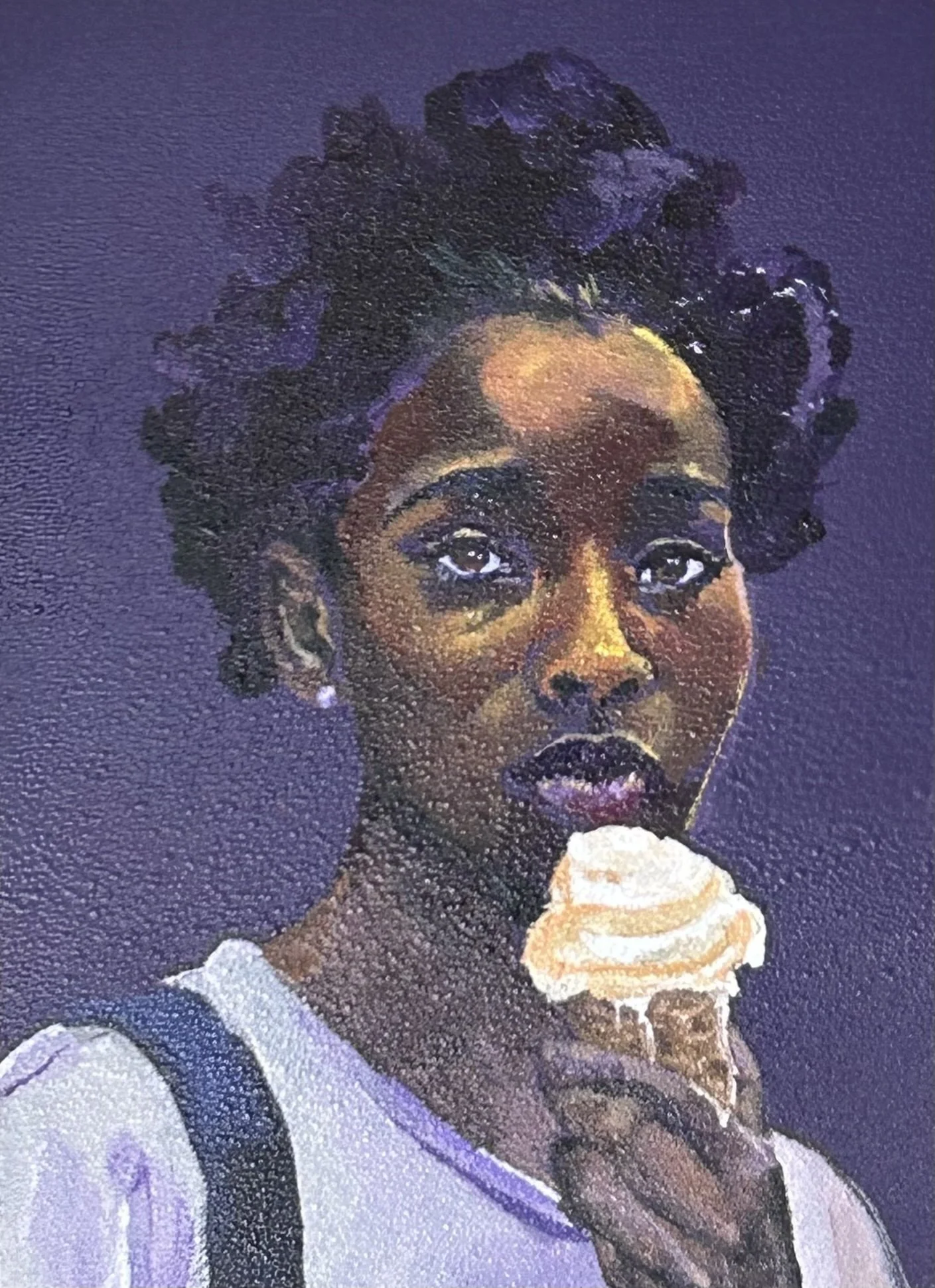Last Nights of Summer, acrylic on wood panel 2024