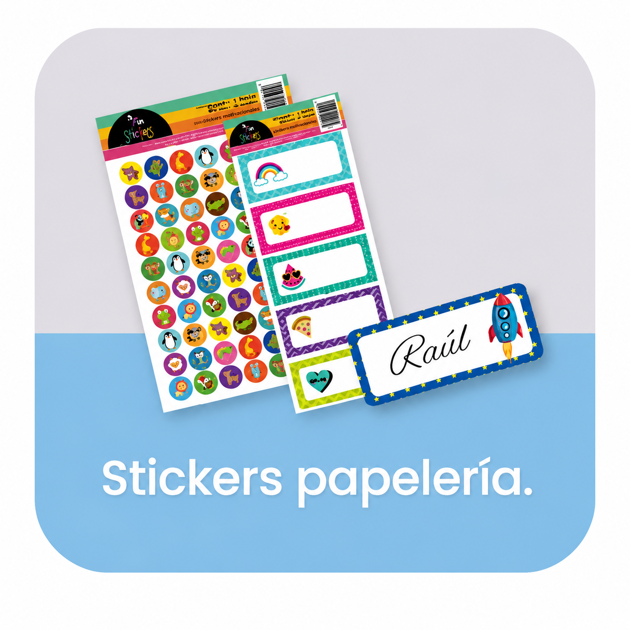 stikers papelería