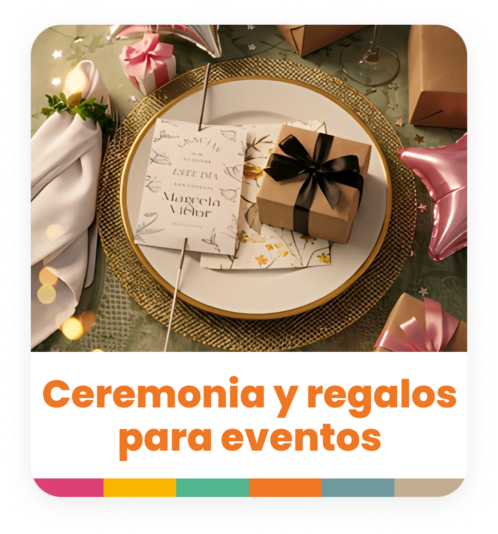 Una mesa decorada con regalos envueltos, globos y algunos papeles o invitaciones, en preparación para un evento de celebración.