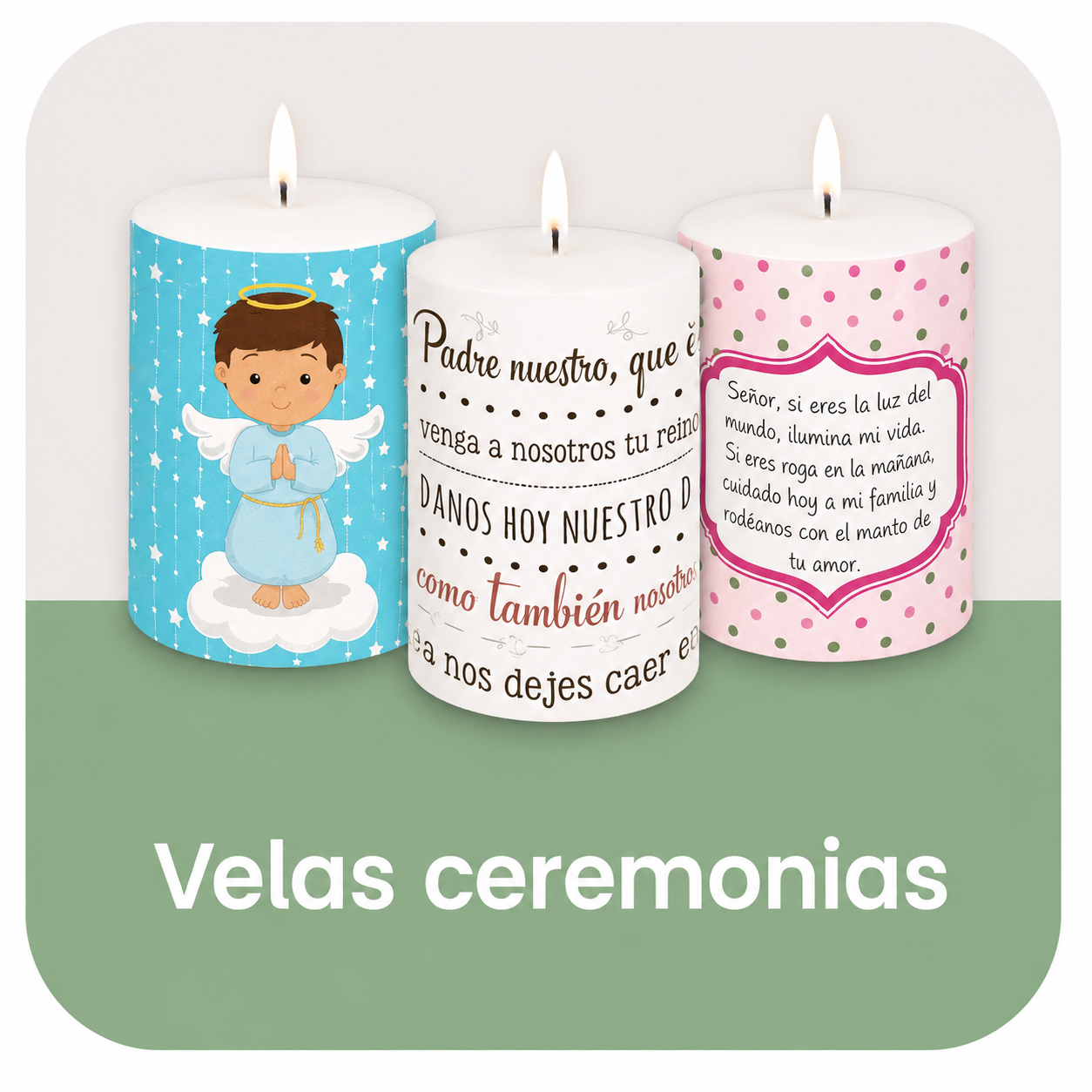 velas para ceremonias