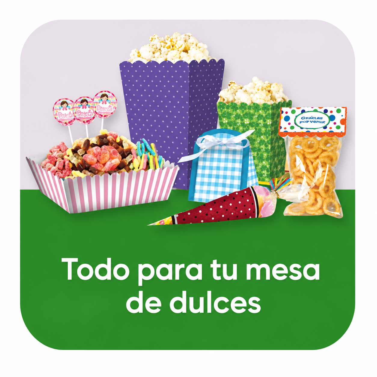 Todo para mesas de Dulces