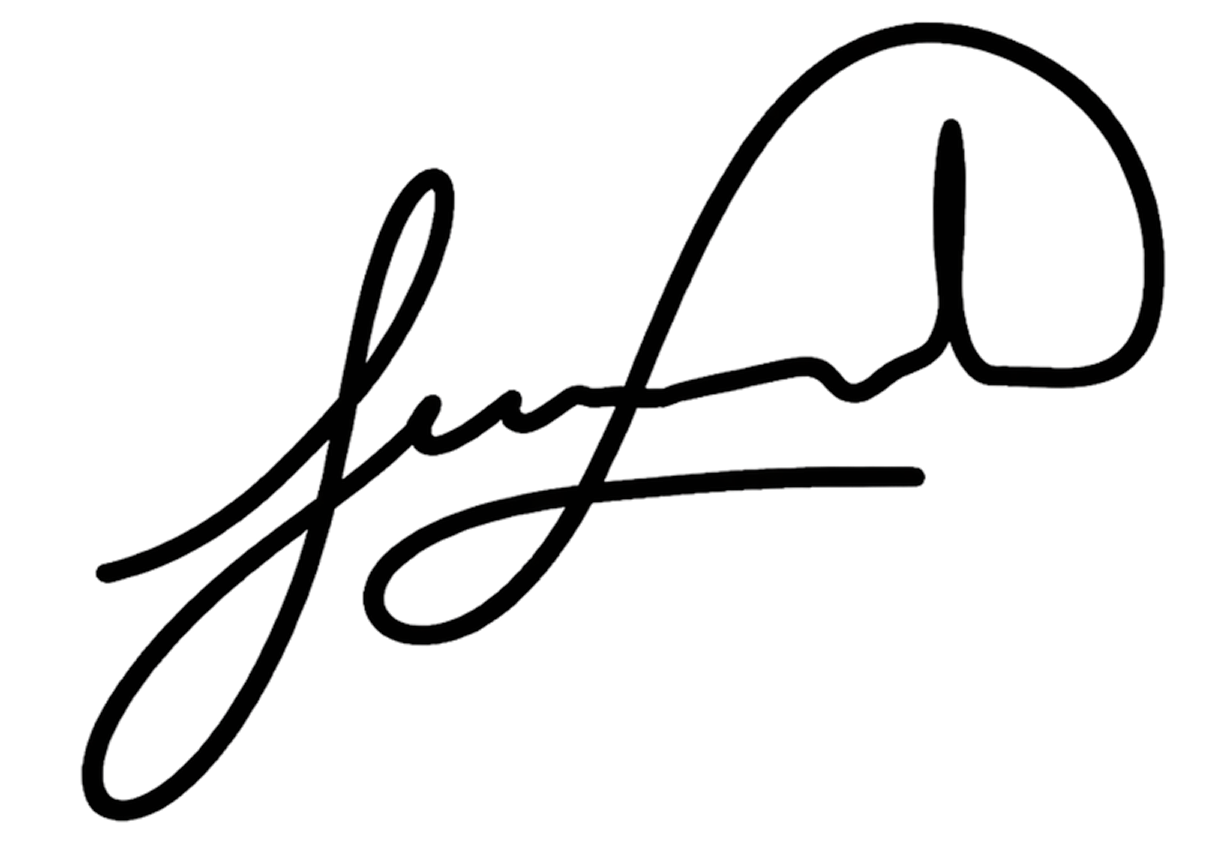 Firma o firma de firma en estilo de escritura cursiva en color negro sobre fondo transparente.