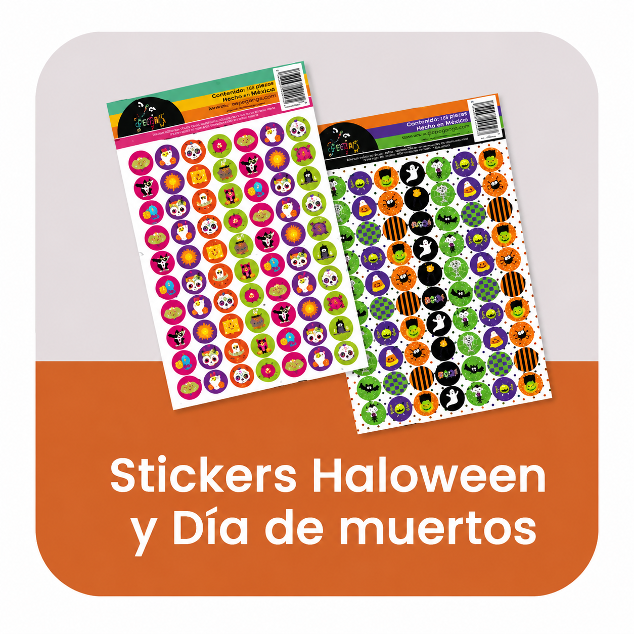 Stikers Halloween y Día de Muertos