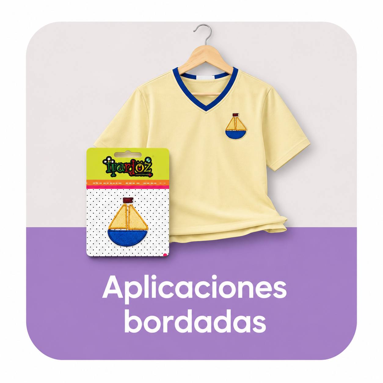 Aplicaciones Bordadas