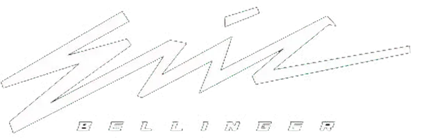 The image features the logo of the rapper and singer rapper Eminem with stylized, angular white text on a black background.