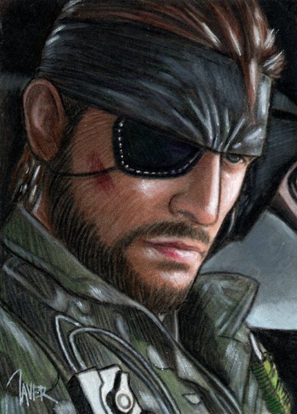 Sketch Card SNAKE Metal Gear Solid