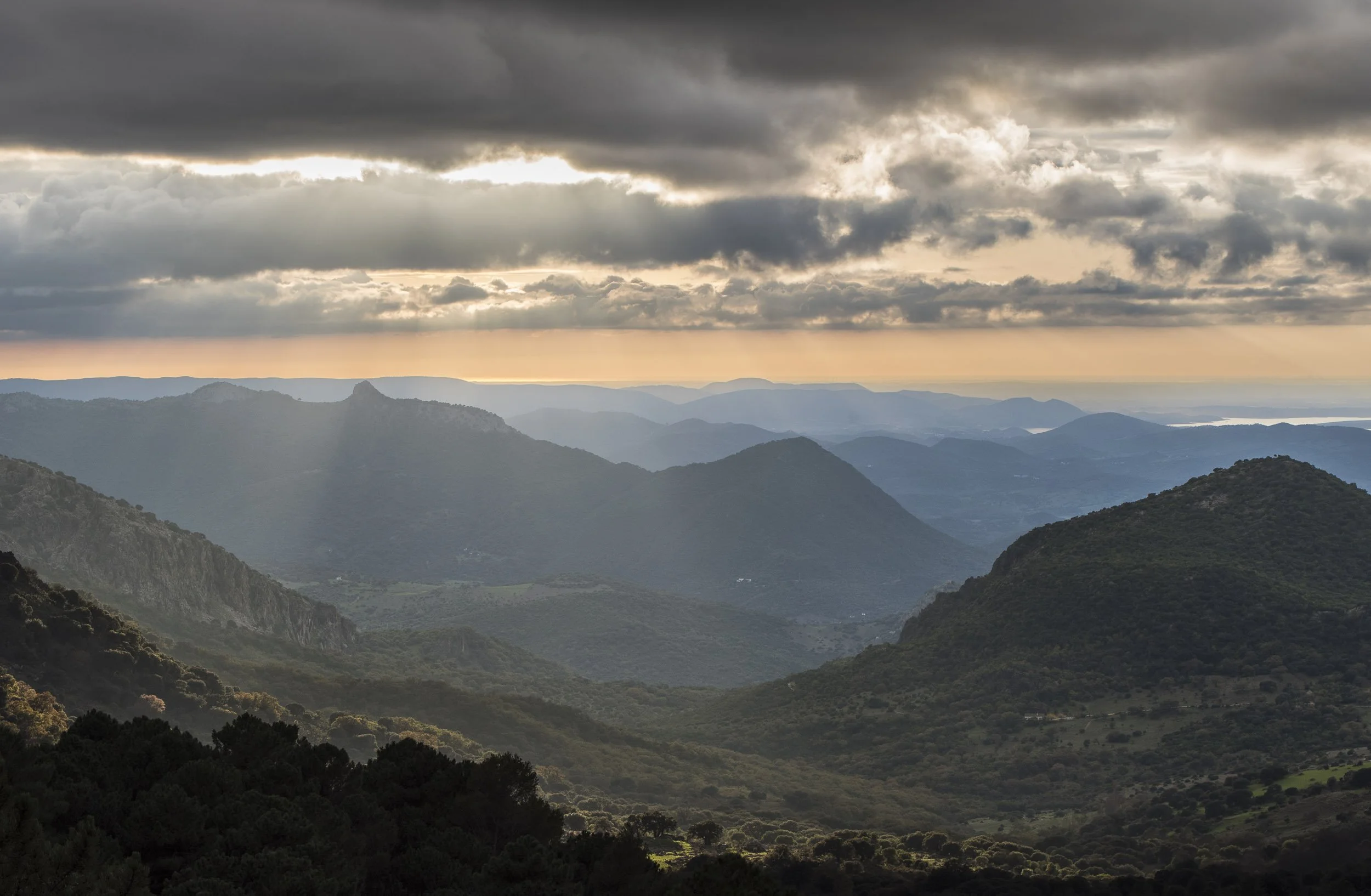 En lo alto del puerto del Boyar, muy cerca de Grazalema, Cádiz