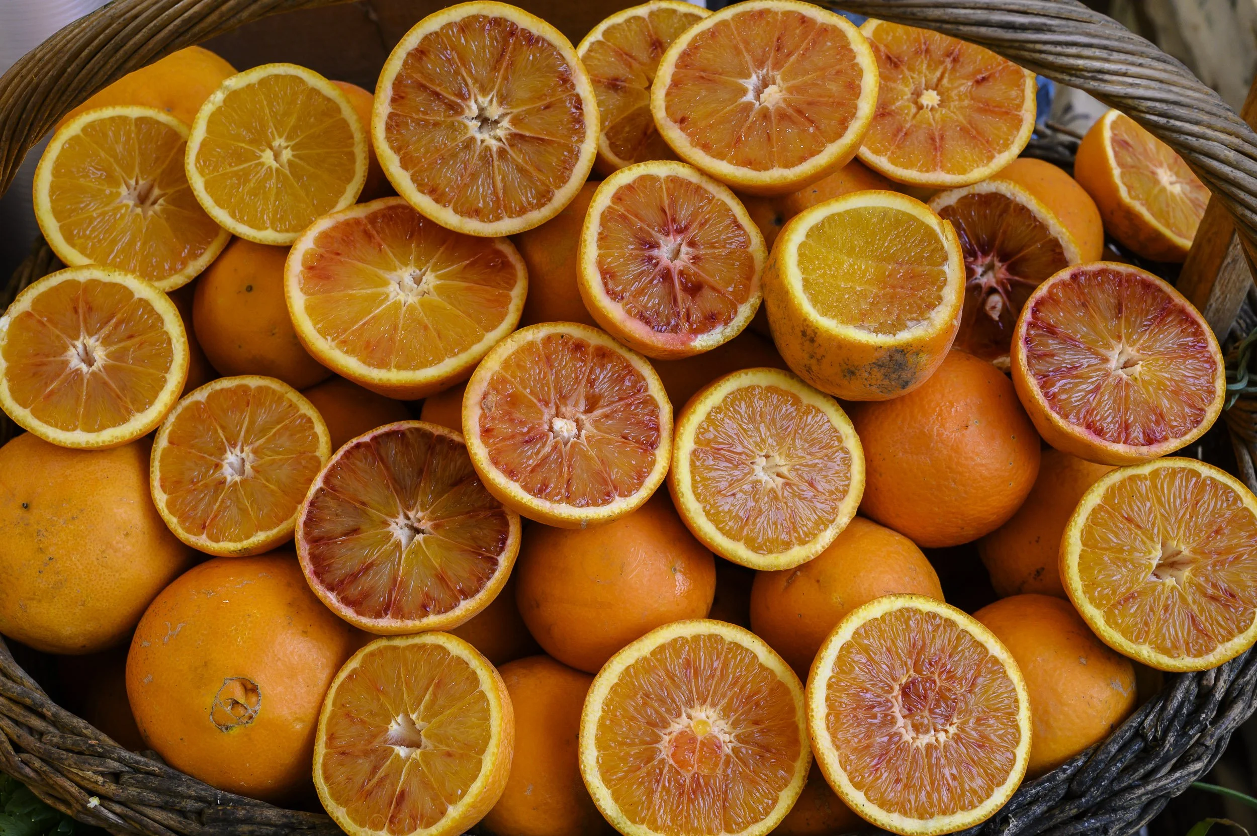 Fruta en Ballarò.