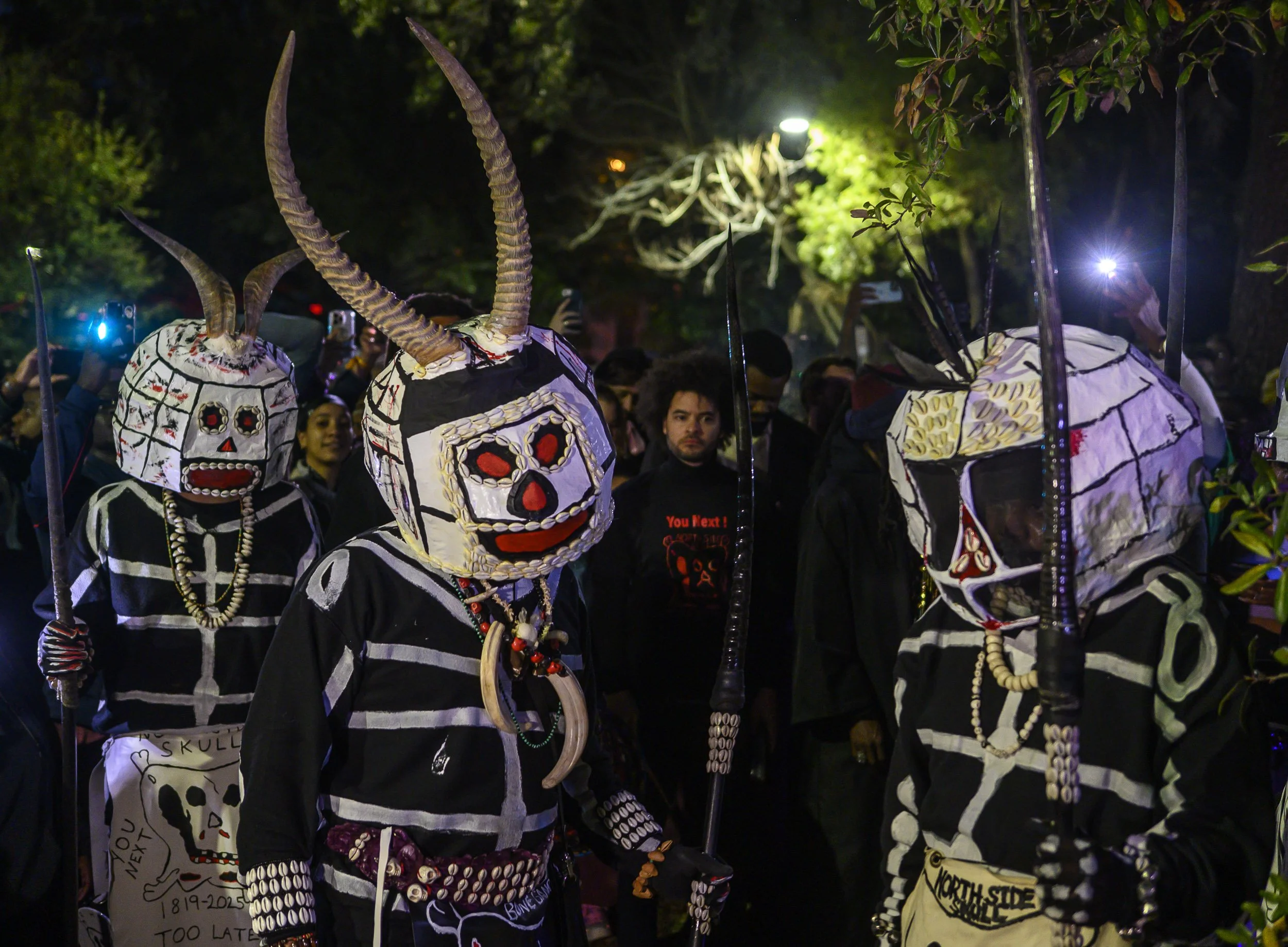 The North Side Skull and Bone Gang, en el Mardi Gras de Nueva Orleans