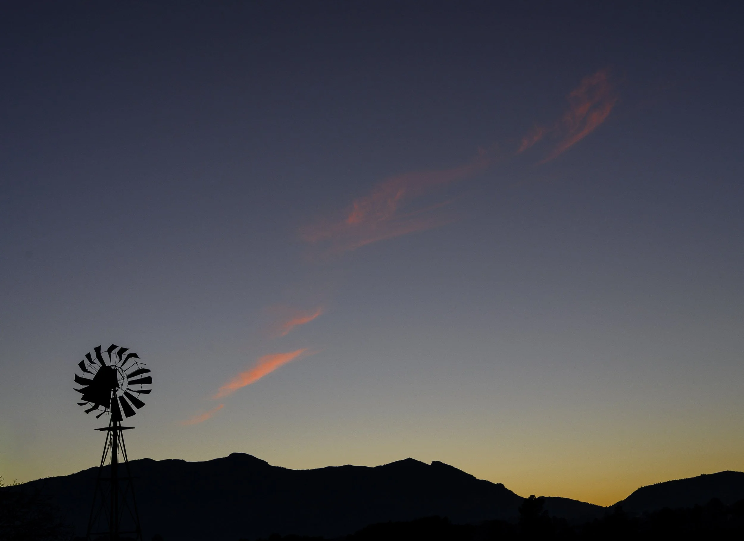 La Sierra de Mariola desde Beniarrés, Alicante