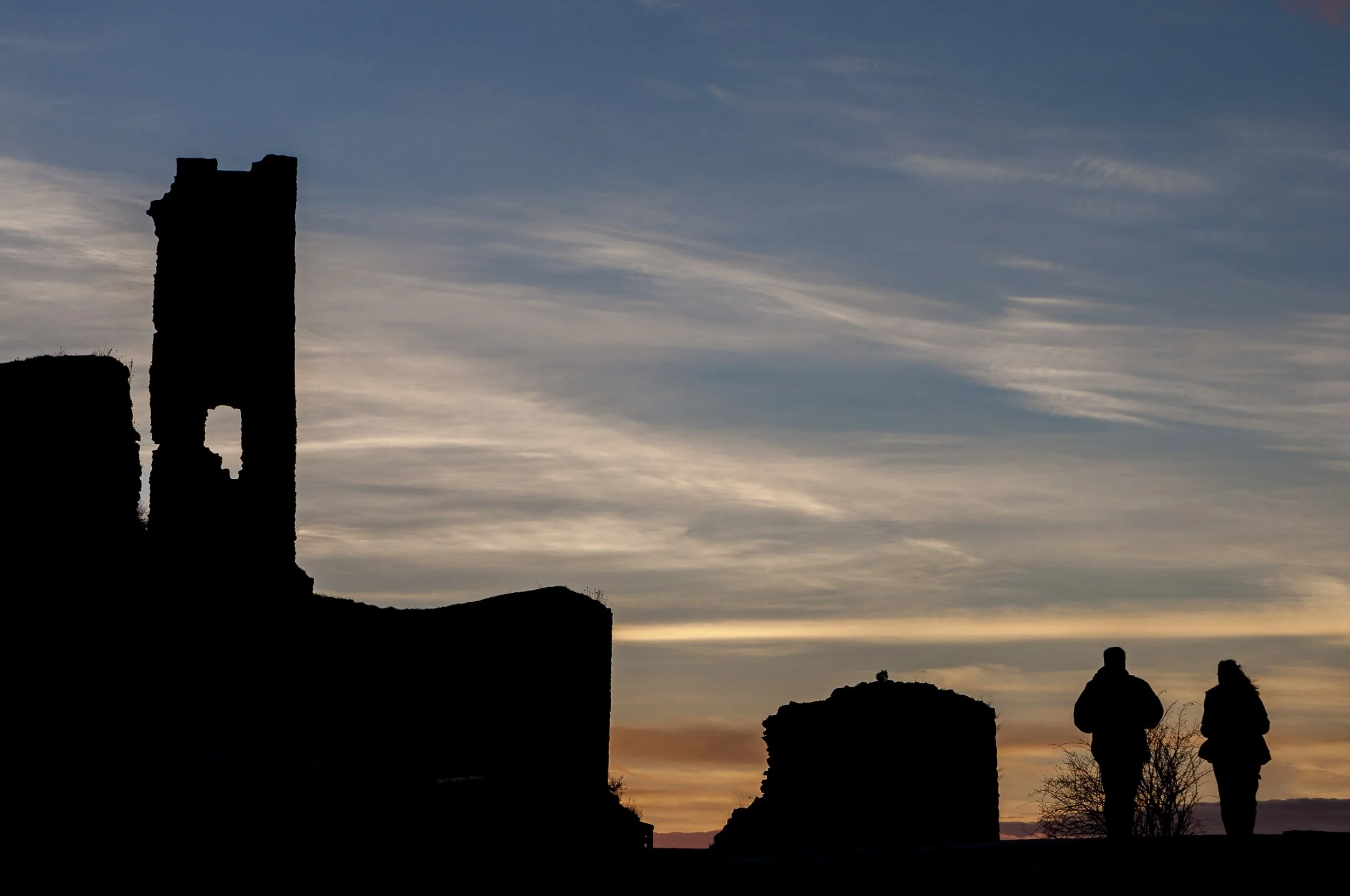Lo que queda del castillo de Catalañazor, Soria