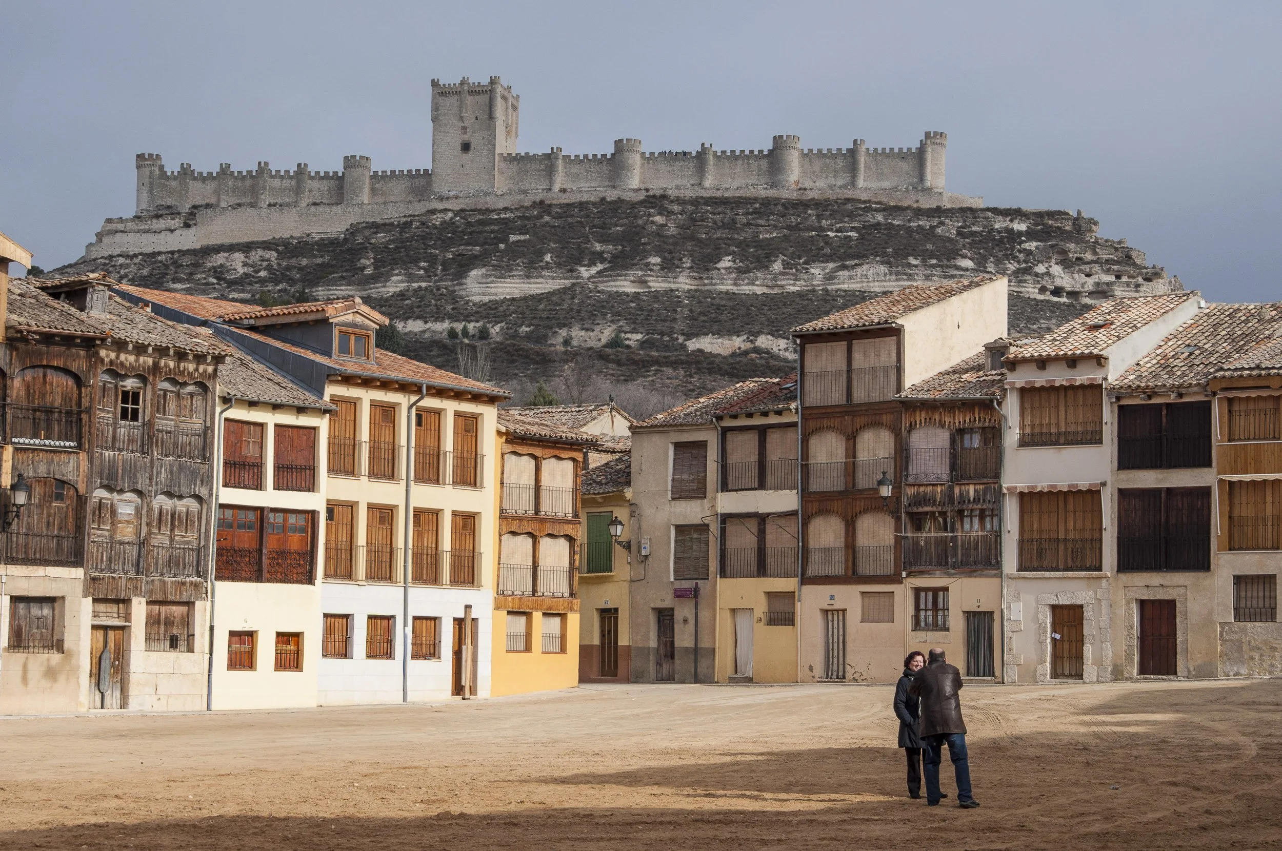 Peñafiel, su Plaza Mayor y su castillo