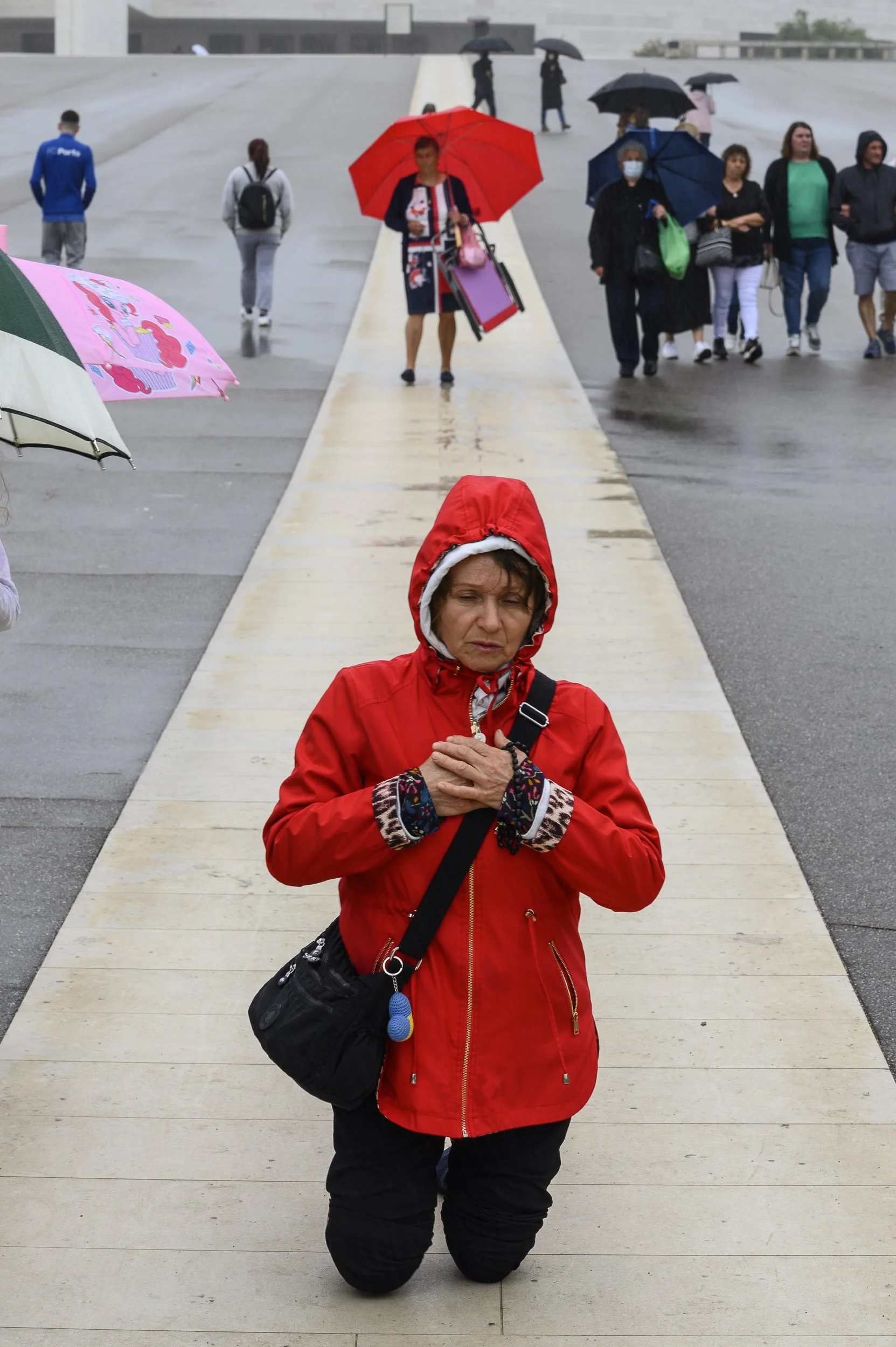 Peregrinos en Fátima