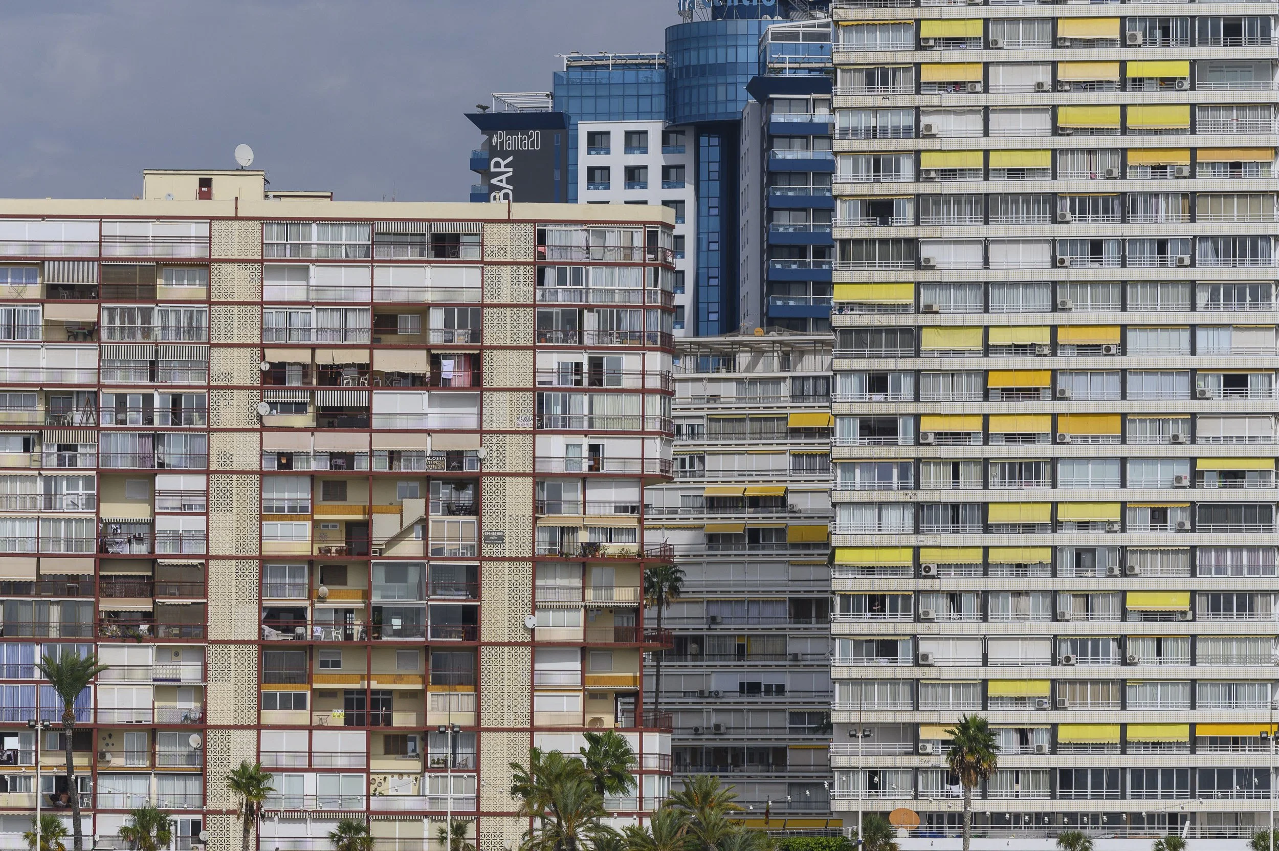 Arquitectura masiva en Benidorm