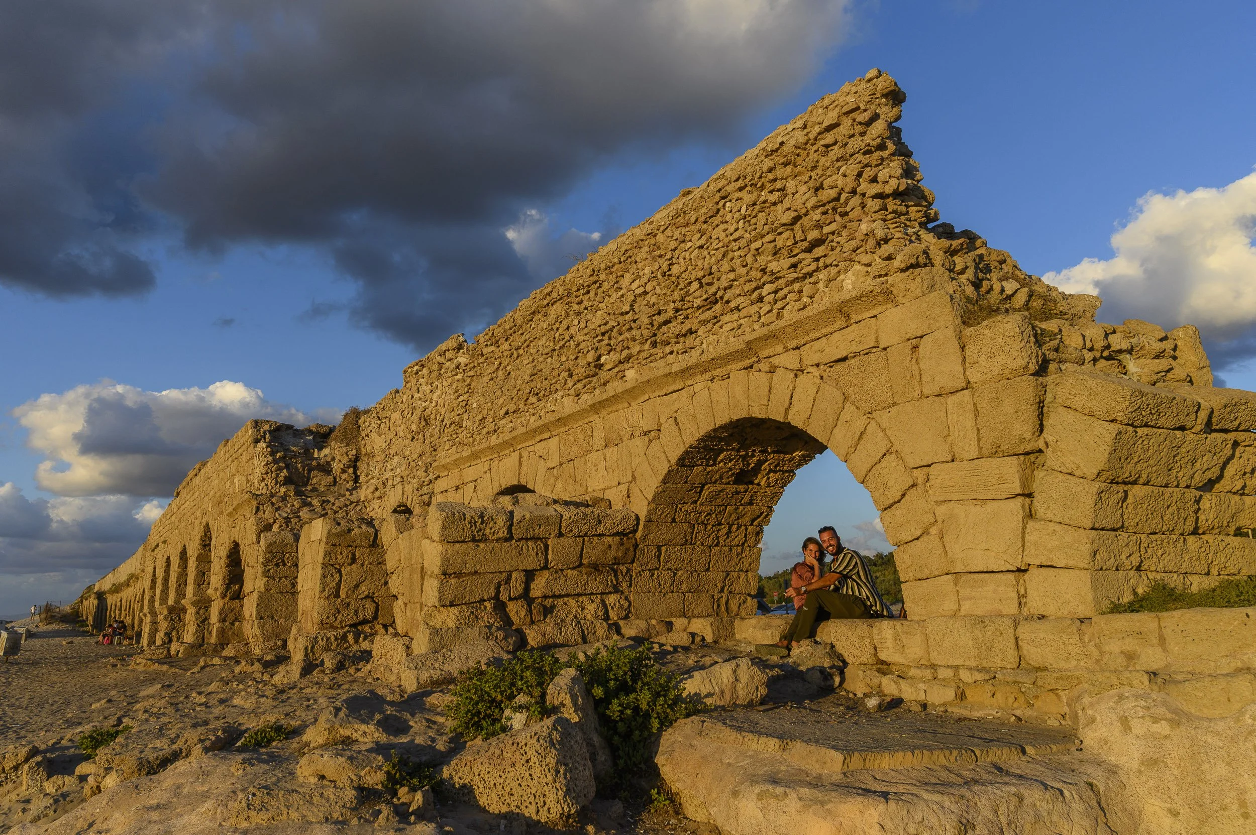 El acueducto romano de Cesarea