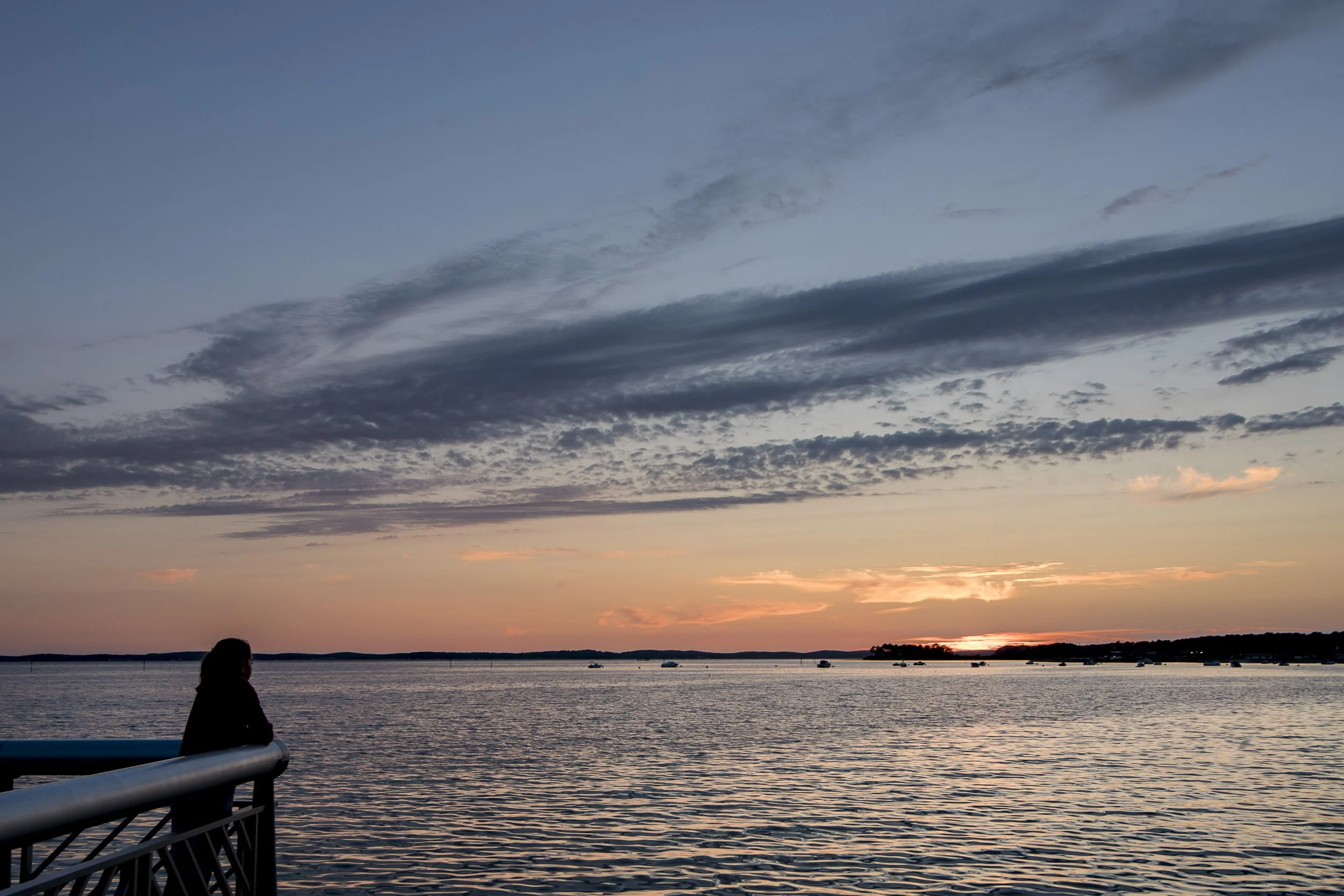Atardecer en la Bahía de Arcachon