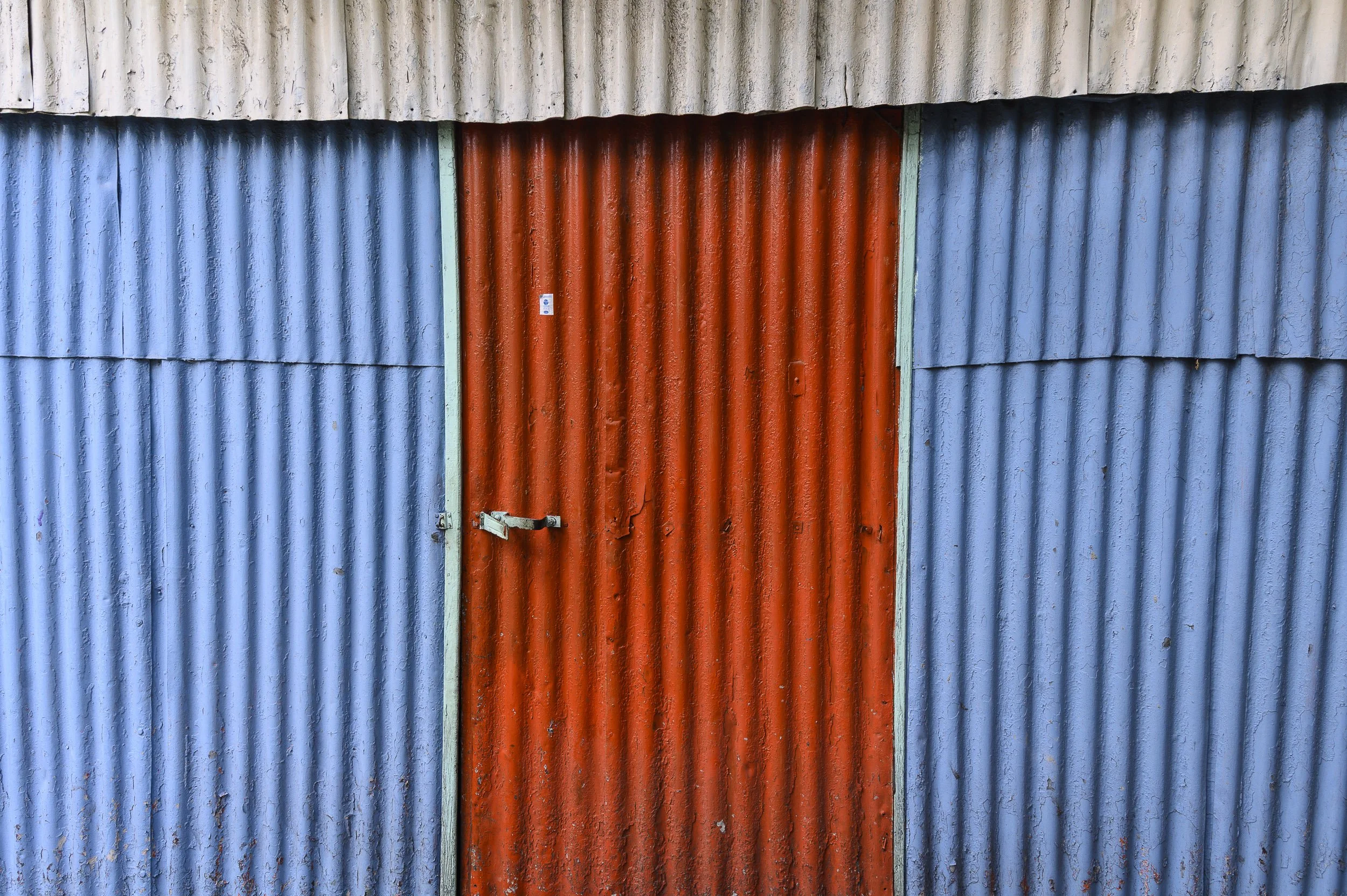 Una puerta en La Boca, Buenos Aires