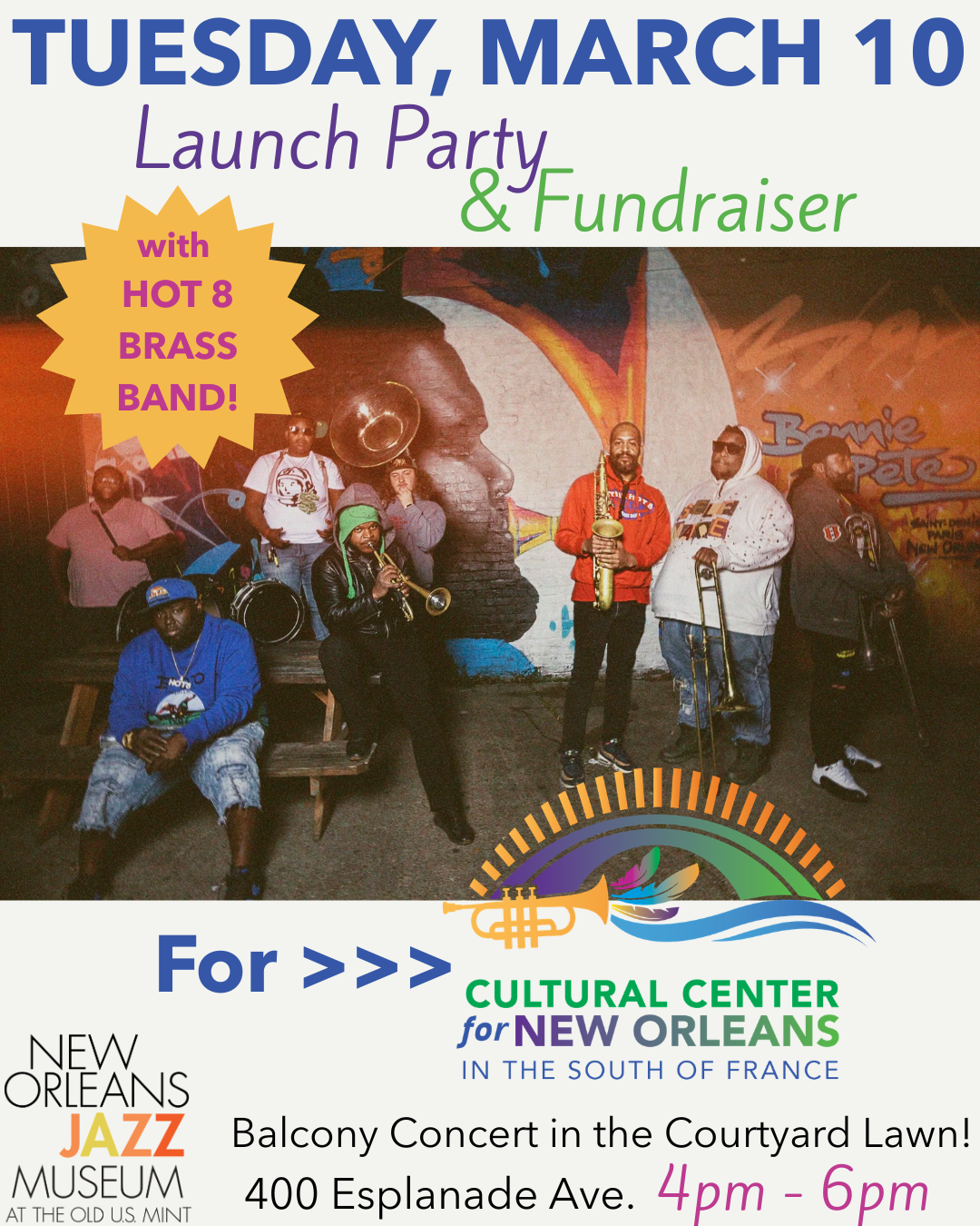 CCNOSF Launch Party &amp; Fundraiser
