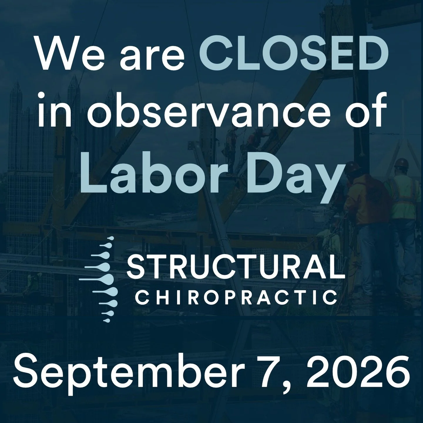Closed Monday, September 7th for Labor Day. Take the day, rest up! We'll be back Tuesday.