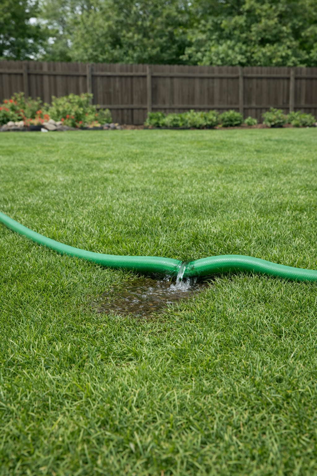 Garden hose with no obstruction illustrating how precision structural correction removes obstructed nerves and normalizes body function
