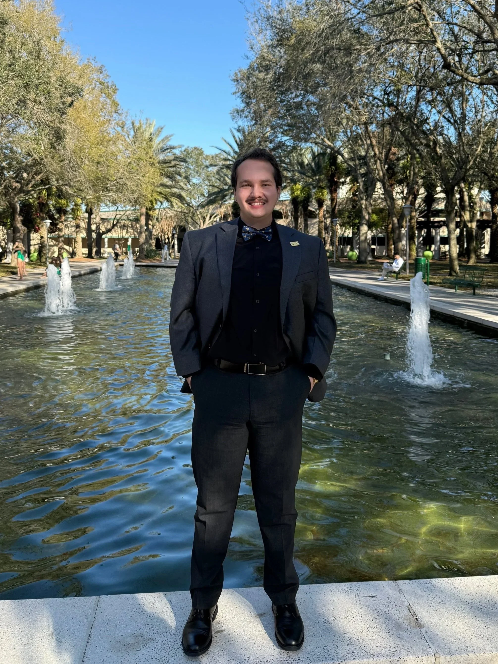 Ryan Greathouse at the University of South Florida during an academic research conference.