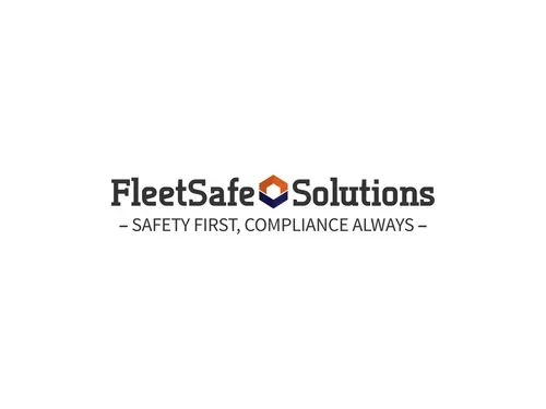FleetSafe Solutions logo with the tagline 'Safety First, Compliance Always'