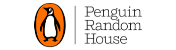 Penguin Random House logo with black and white penguin in orange oval