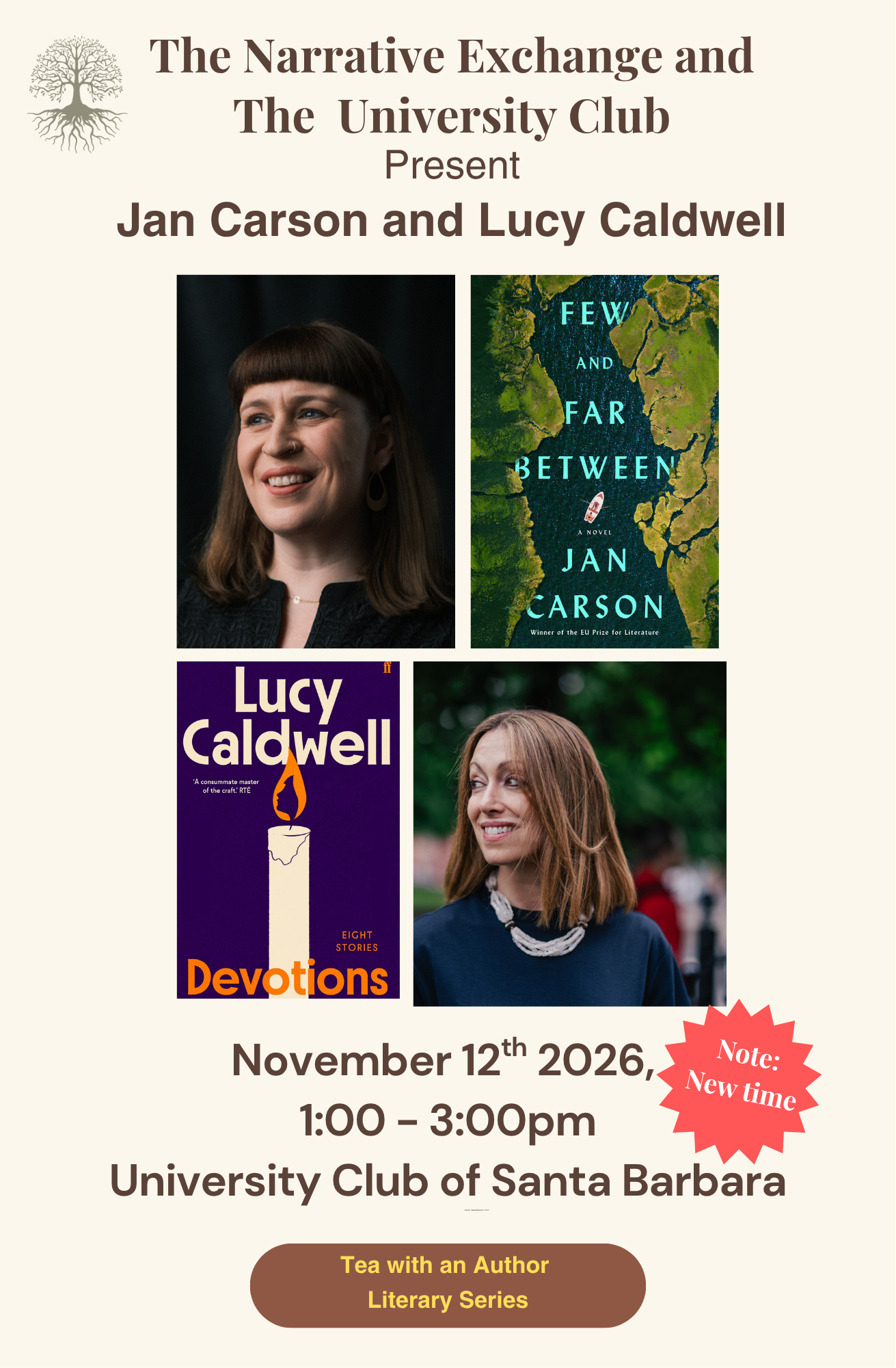 Jan Carson &amp; Lucy Caldwell: Santa Barbara