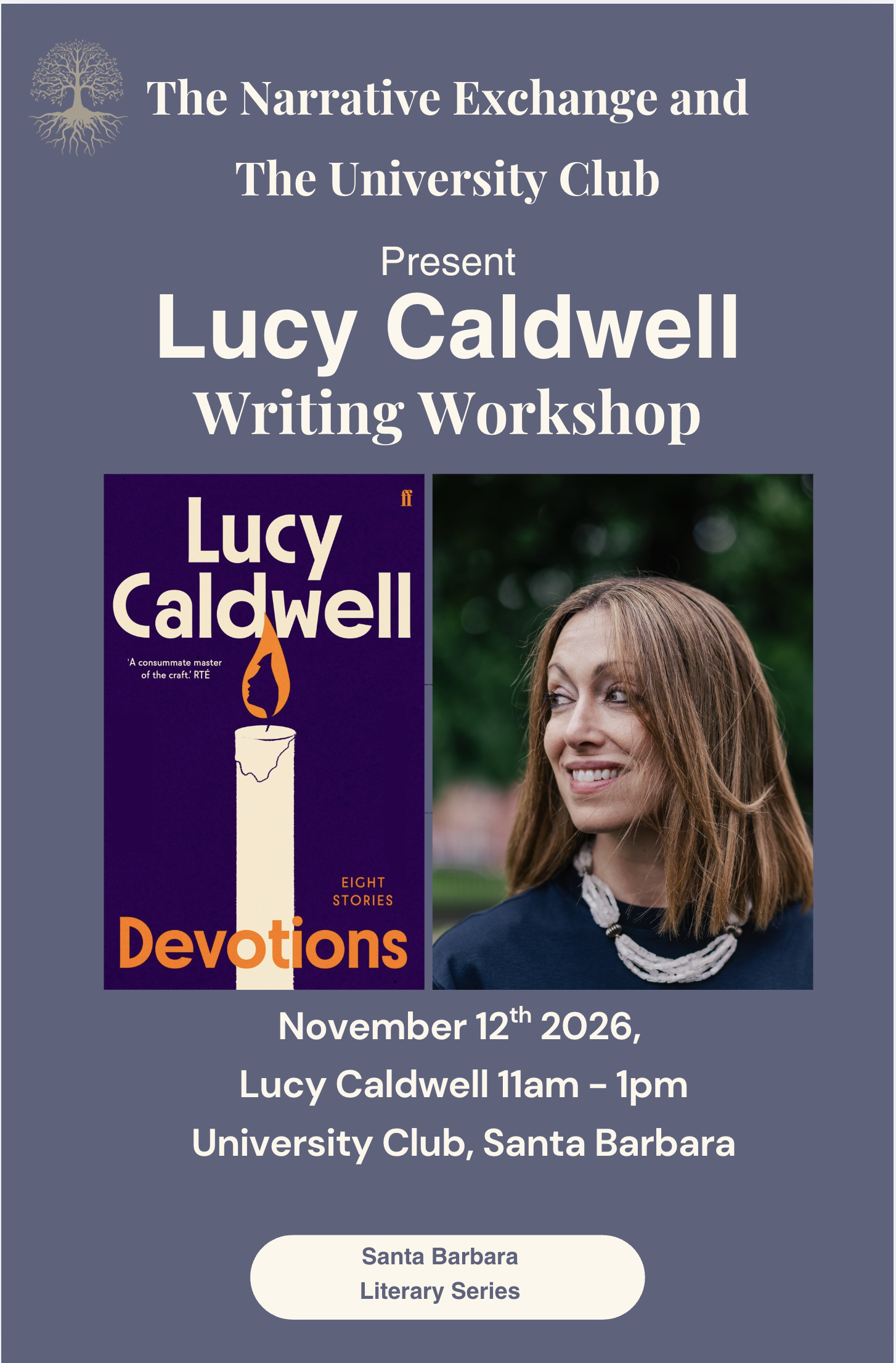 Creative Writing Workshop: Anatomy of a Story, with Lucy Caldwell