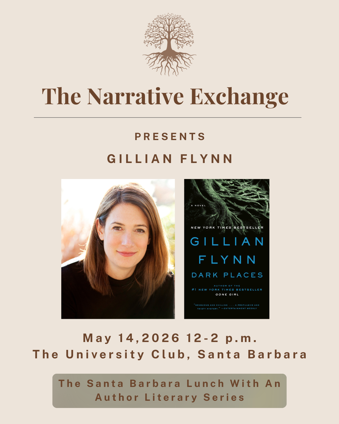 Gillian Flynn: Santa Barbara Lunch With An Author Literary Series