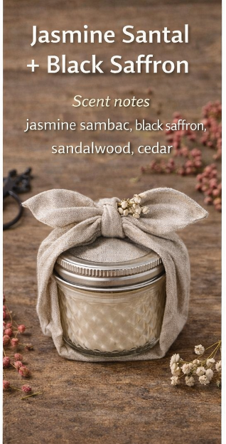 Jasmine Santal + Black Saffron