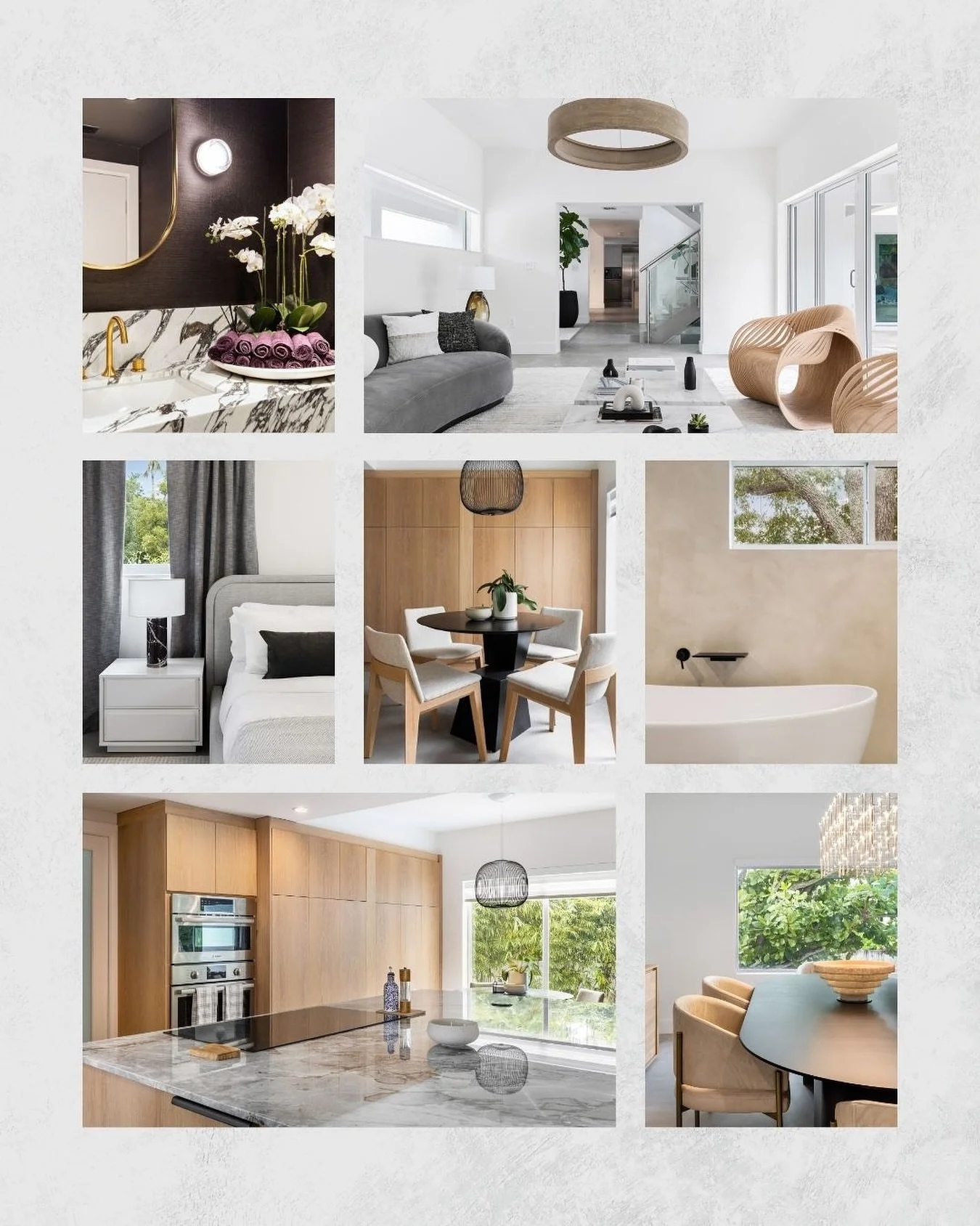 Brutalist architecture, reinterpreted.

In this Coconut Grove residence, raw geometry meets warmth and restraint. Concrete surfaces and bold lines set the stage for a design that embraces contrast &mdash; softened through natural materials, layered l