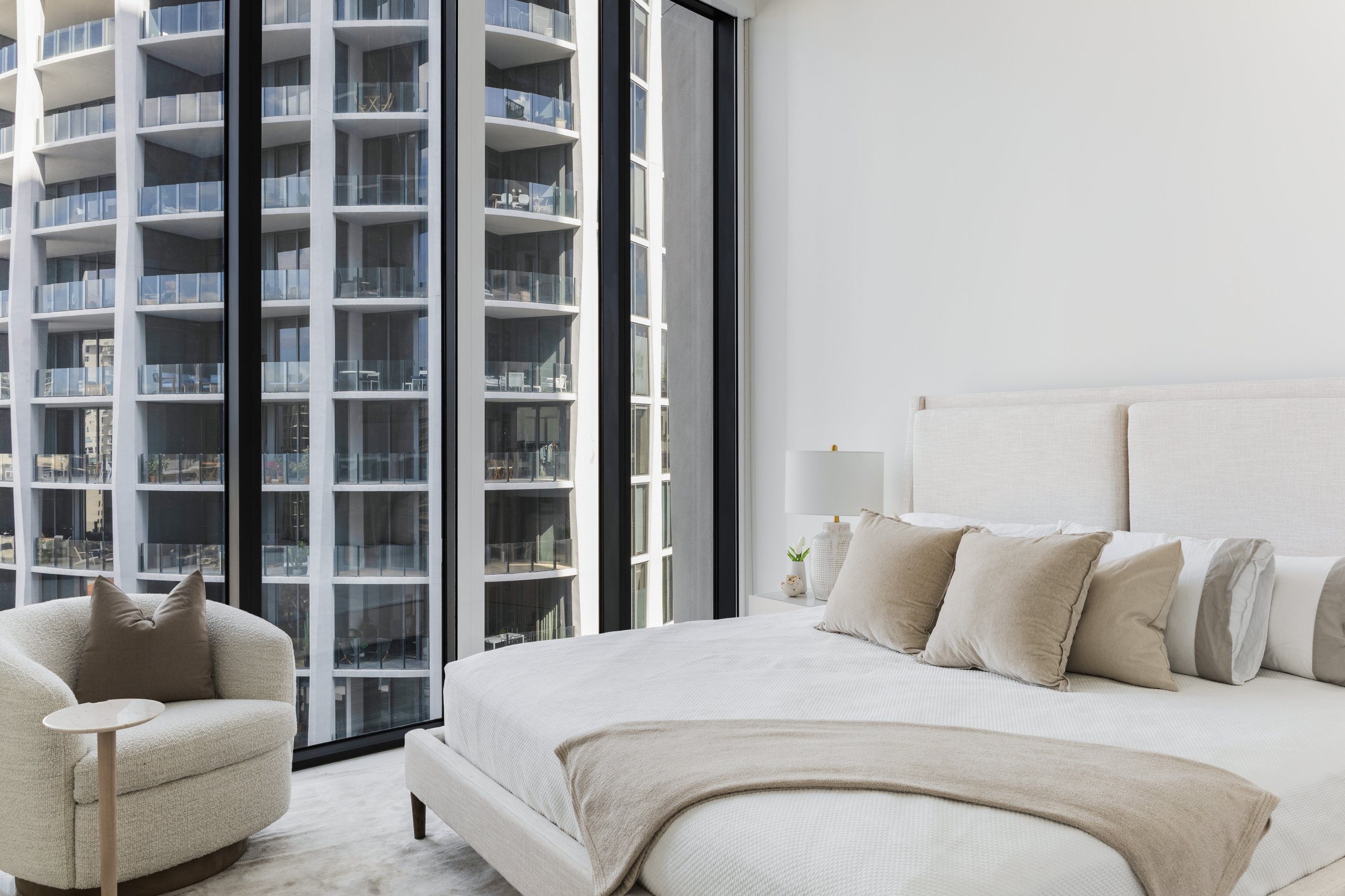 Bedroom space overlooking Coconut Grove - Parisian Inspired Design - CURATED. Studio