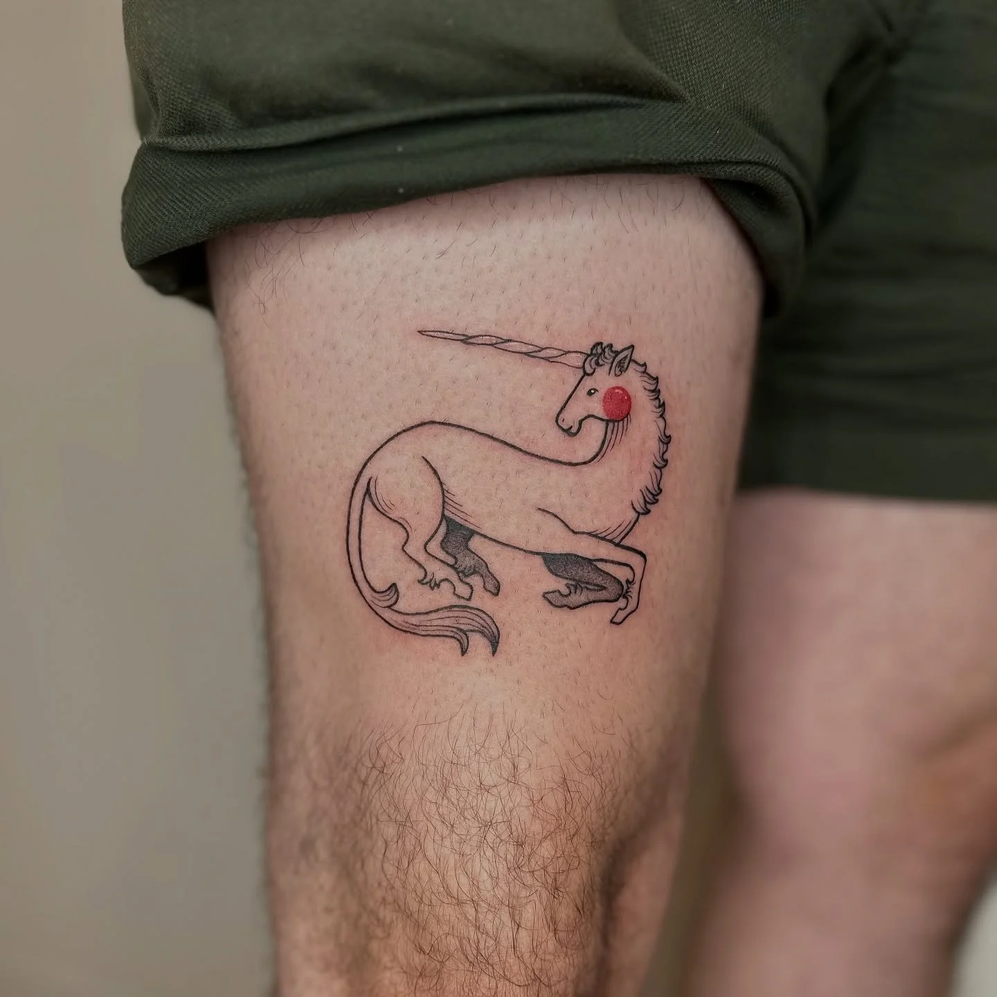 A sweet little unicorn for Jerry from my old flash, plus a one year healed windmill! Thanks so much for coming in again, it was great to catch up with you! 🫶