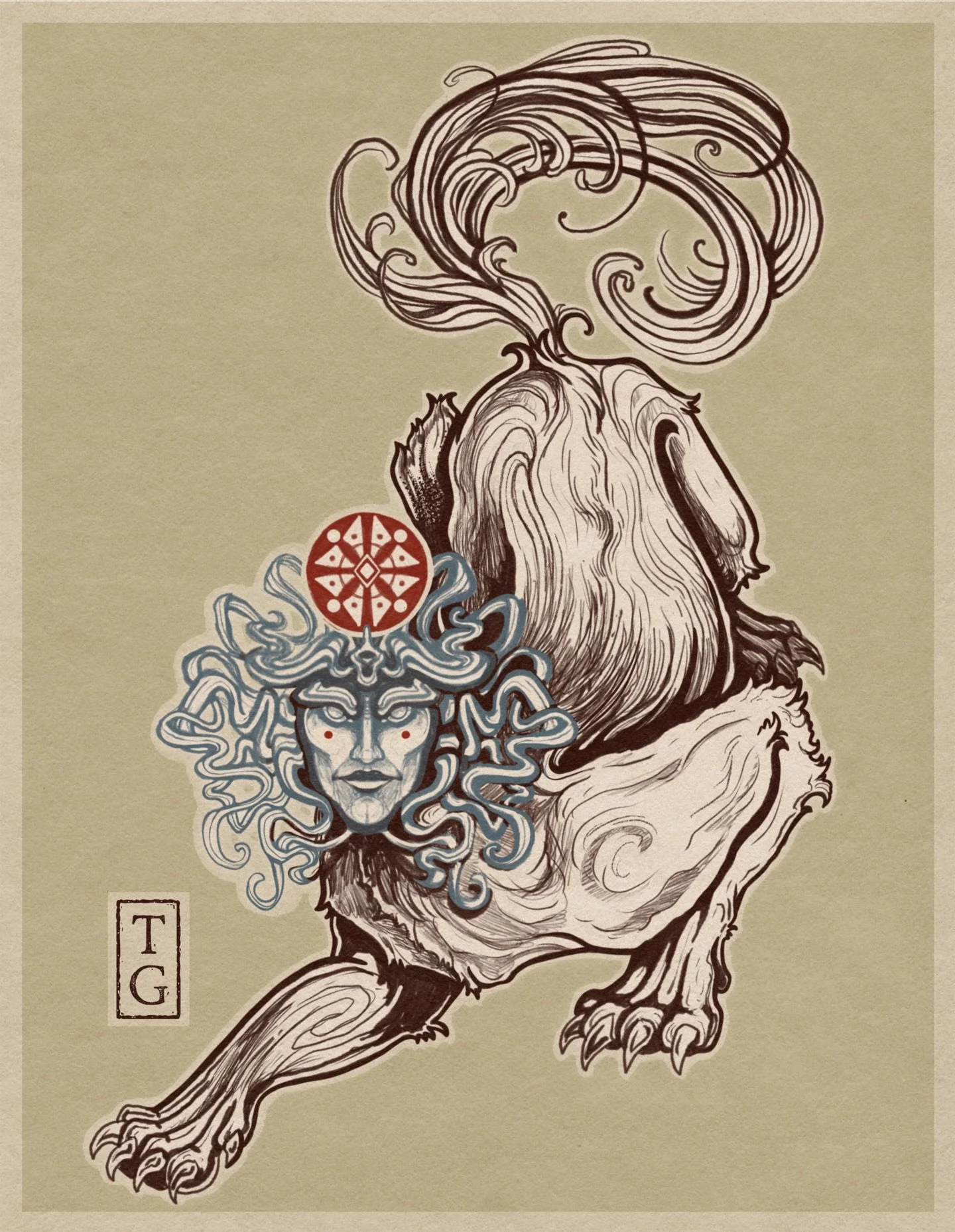 ✨👹Sphinx 👹✨ 

A few different color variations of this available Sphinx design- I would absolutely love to tattoo this as a large scale project! Perhaps a half sleeve or a large thigh piece. 🤔 
.
#art #tattoo #tattooartist #gtatattooartist