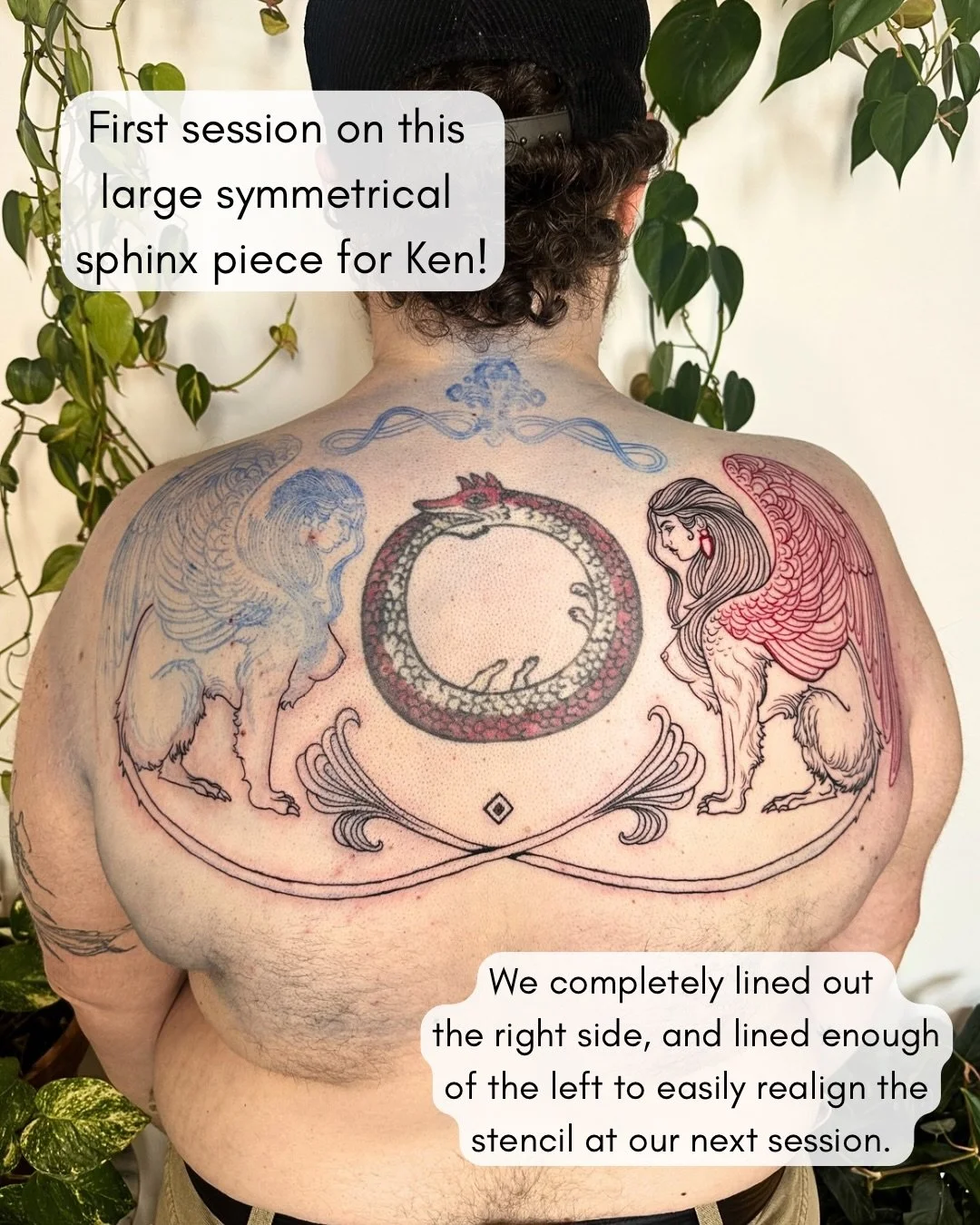 Can&rsquo;t wait to continue working on this large scale symmetrical sphinx backpiece! I absolutely love this type of project- not only is the subject matter 😘🤌 but working around and ornamenting an old existing piece adds a fun challenge. Thank yo