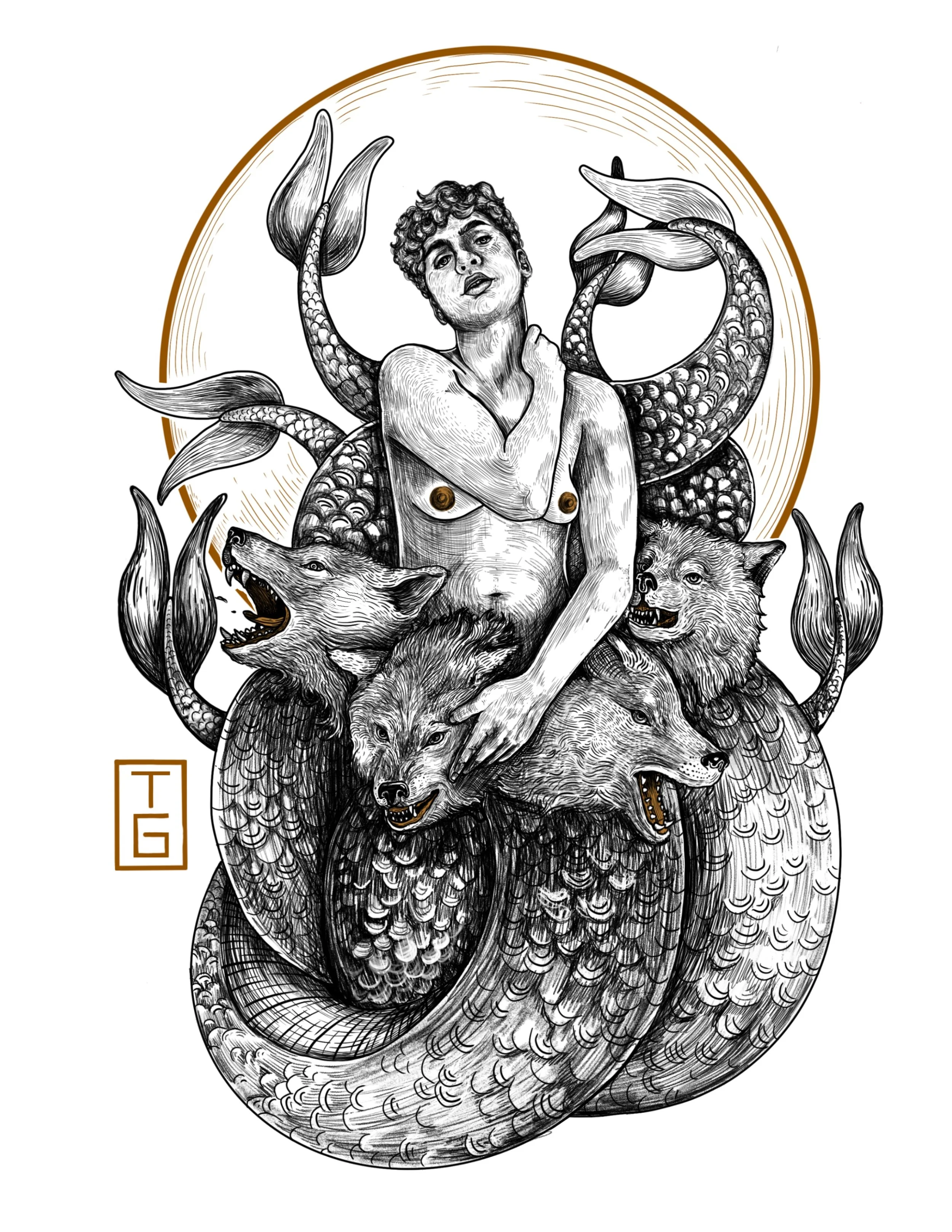 Self Portrait as Scylla