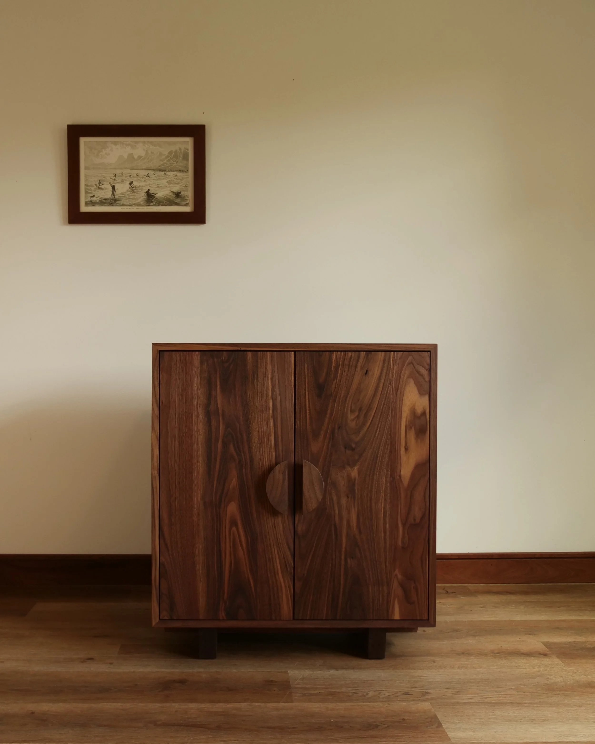 Walnut Cabinet $1578