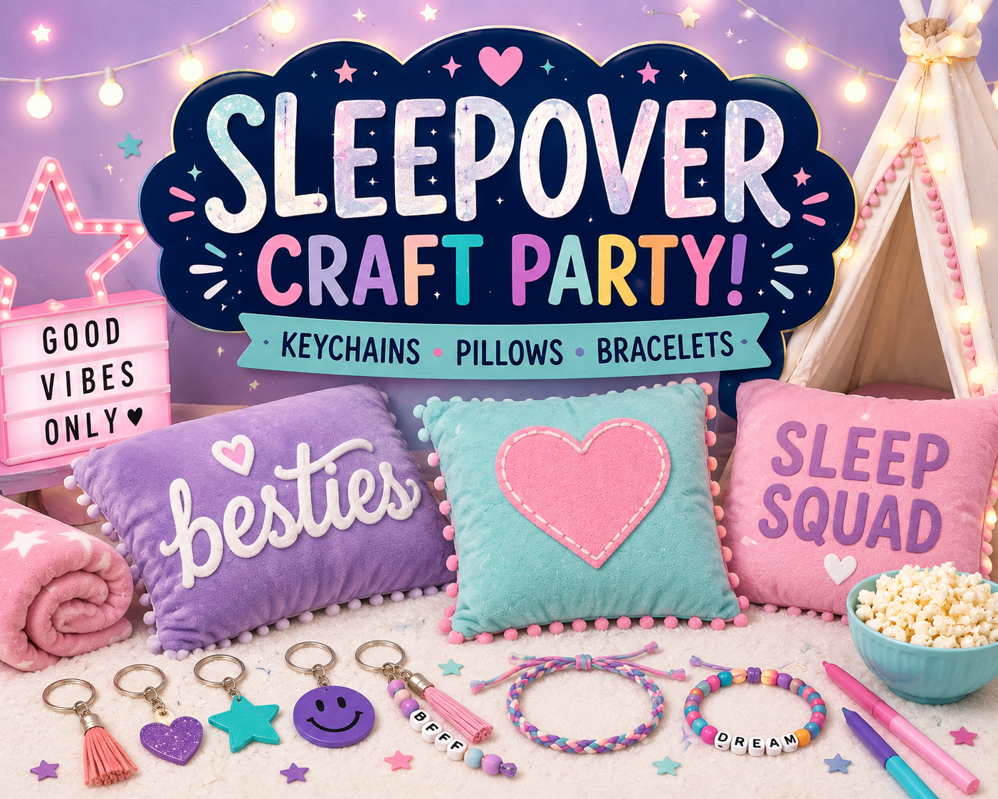 Sleepover Craft Party (Ages 9-12)