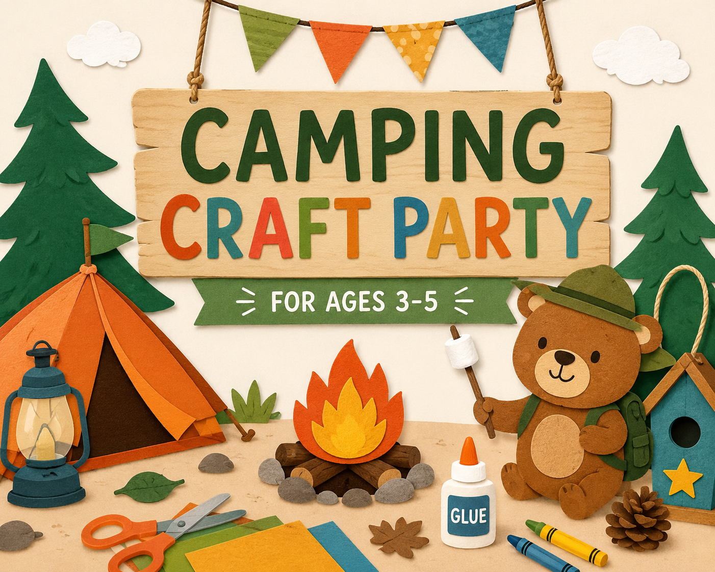 Camping Craft Party (Ages 3-5)