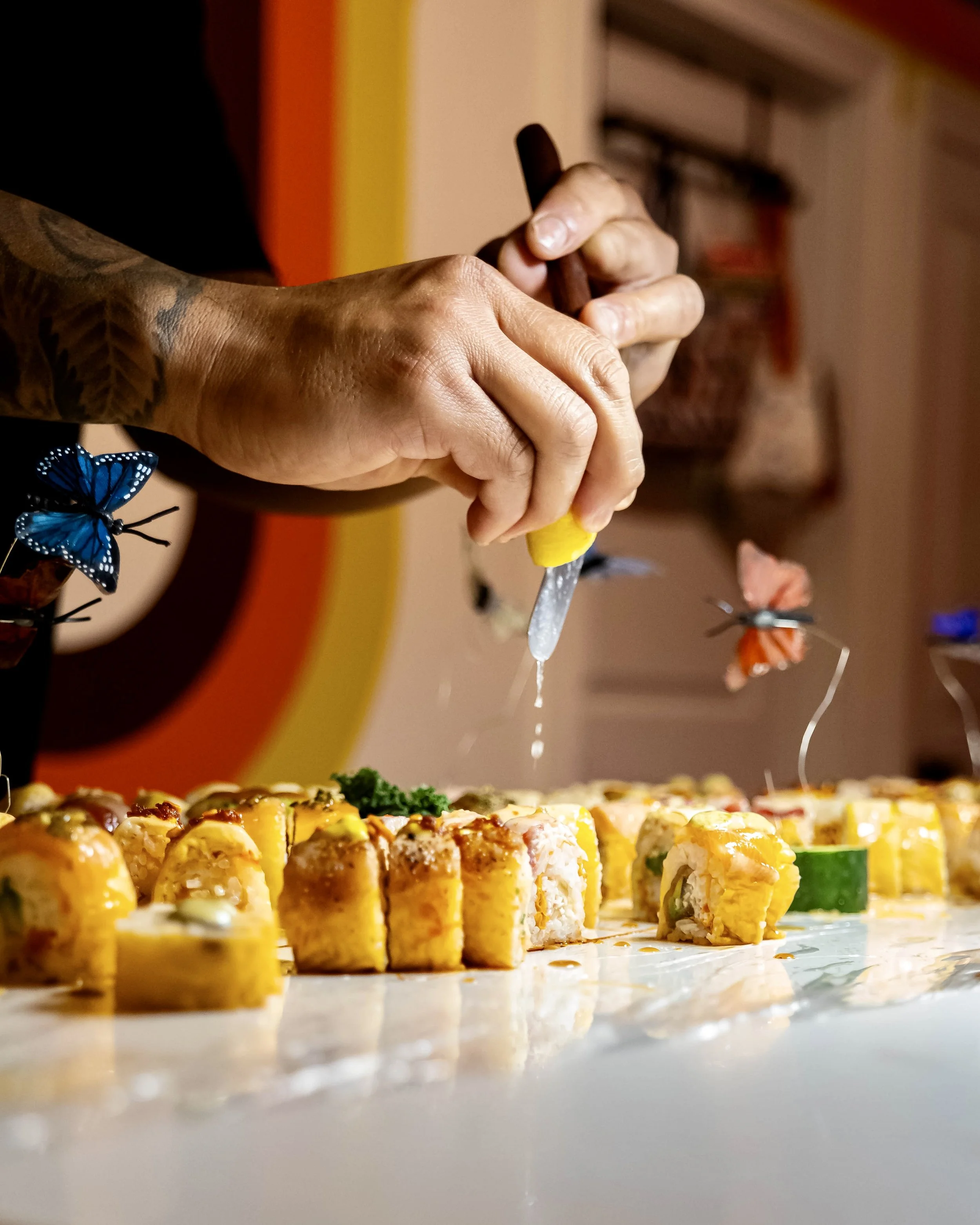 Benni Basquiat with New Orleans Sushi Club
