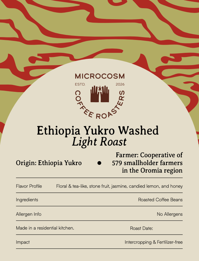 Ethiopia Yukro Washed - Light Roast