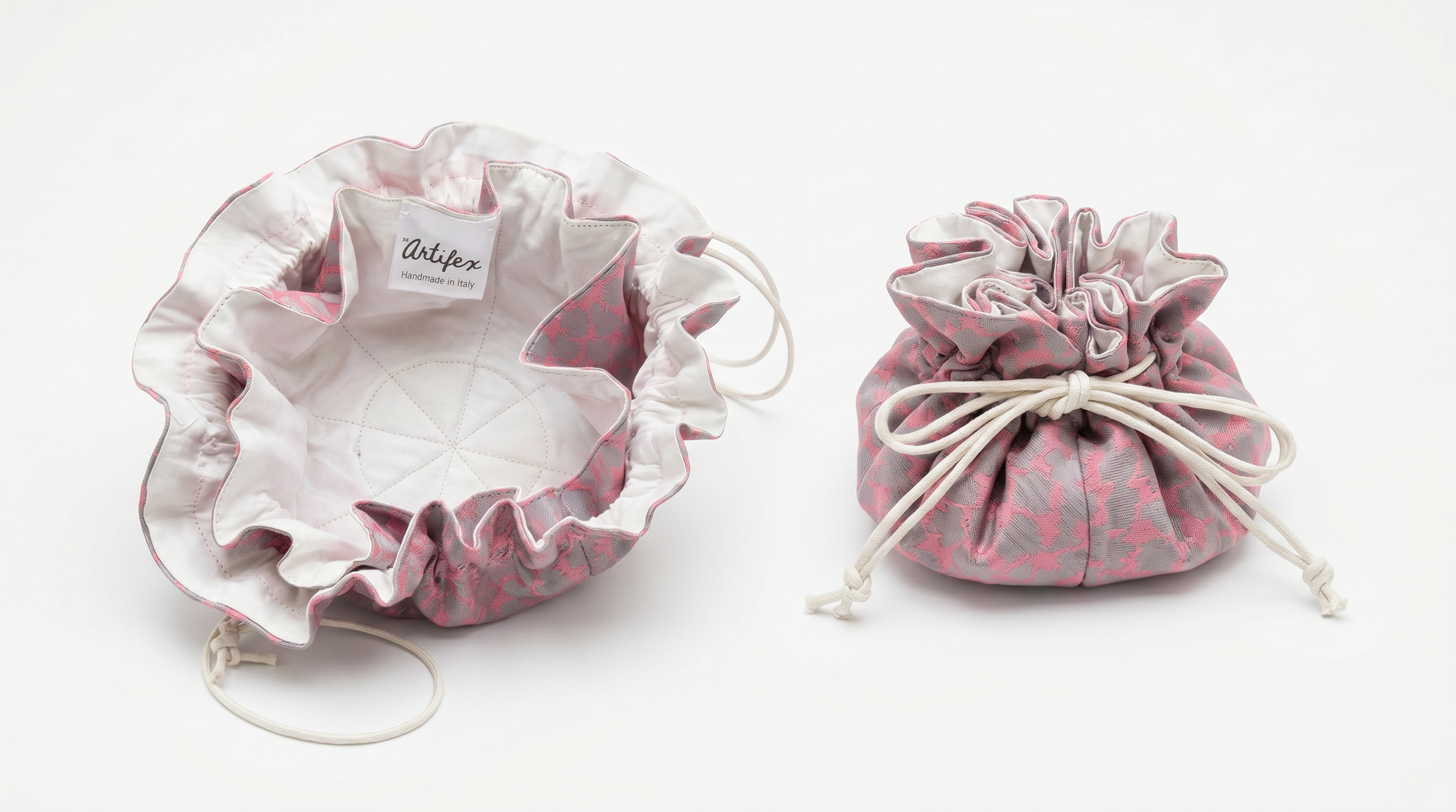 Jewels bag - pink/grey