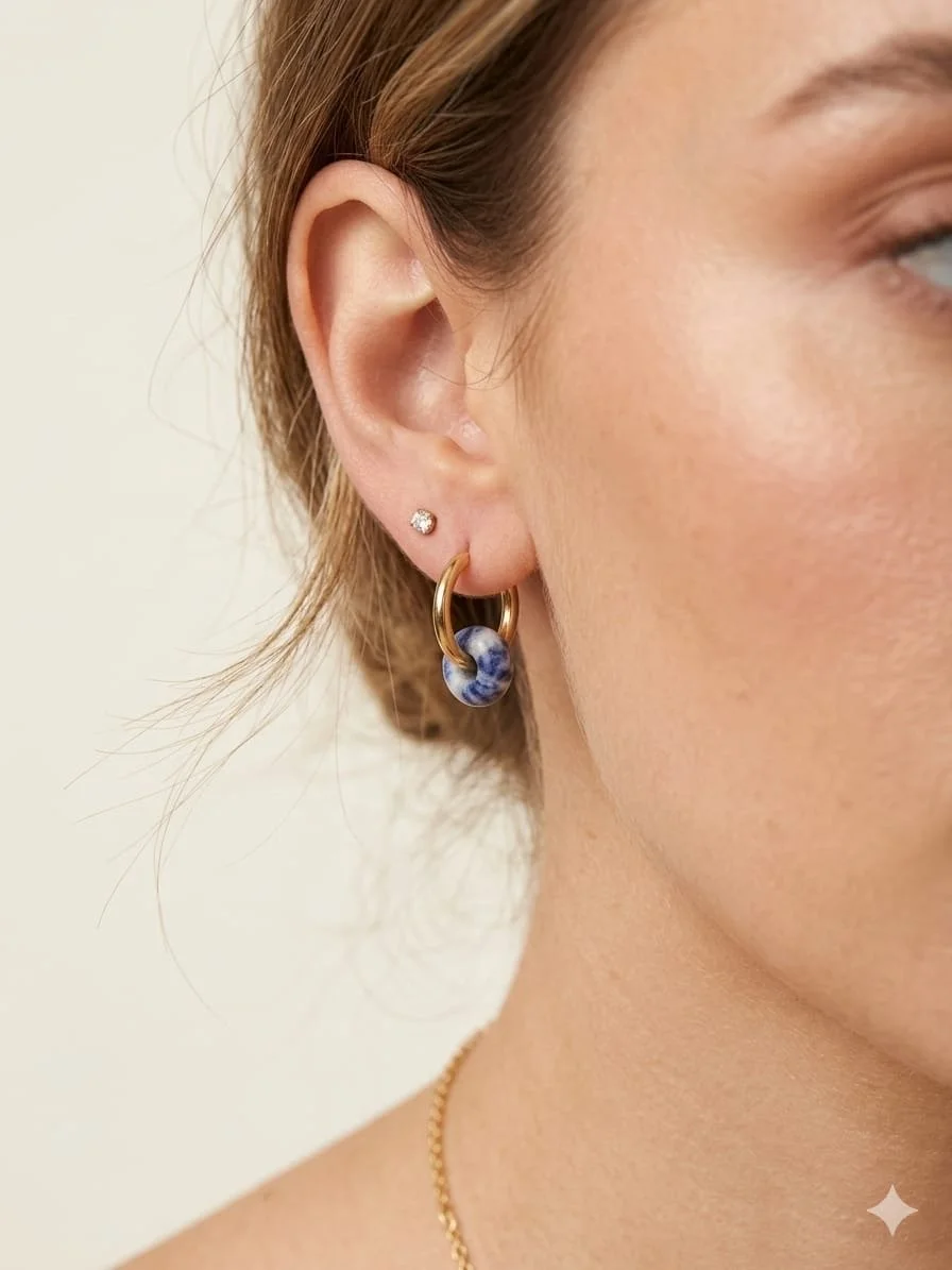 Natural stones earrings